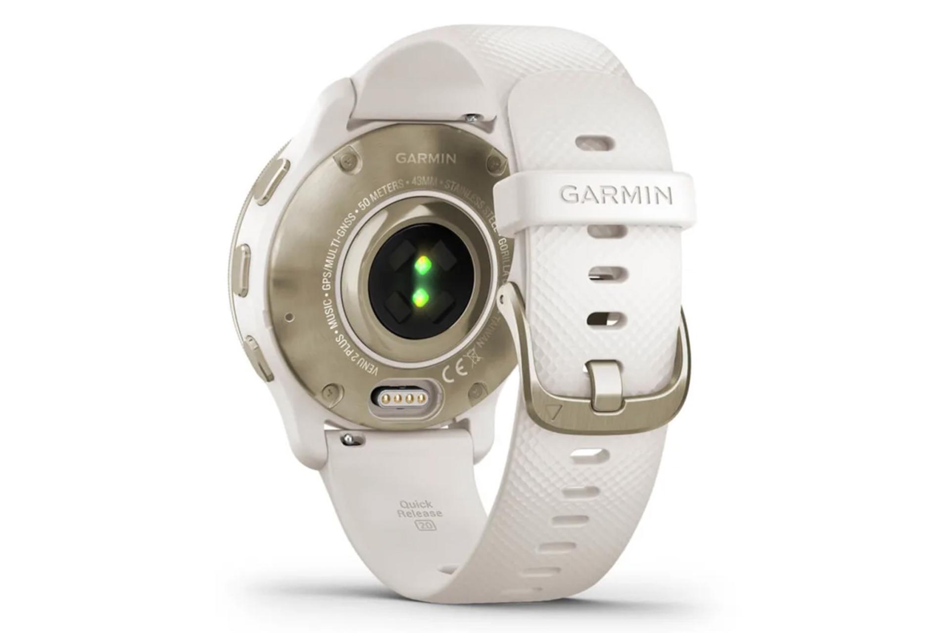 نمای پشتی ساعت هوشمند گارمین Garmin Venu 2 Plus