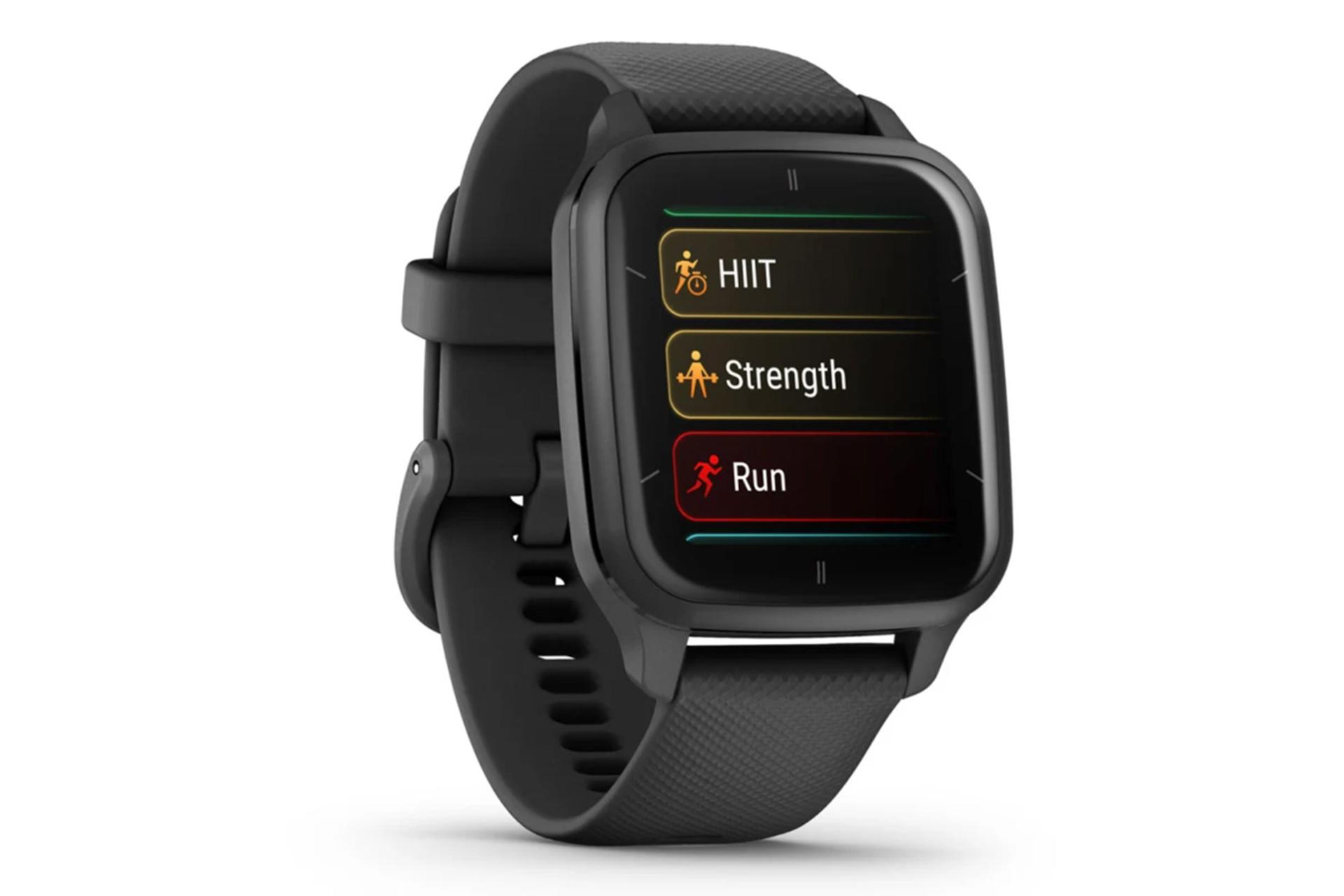 نمای کناری ساعت هوشمند گارمین Garmin Venu Sq 2 Music Edition