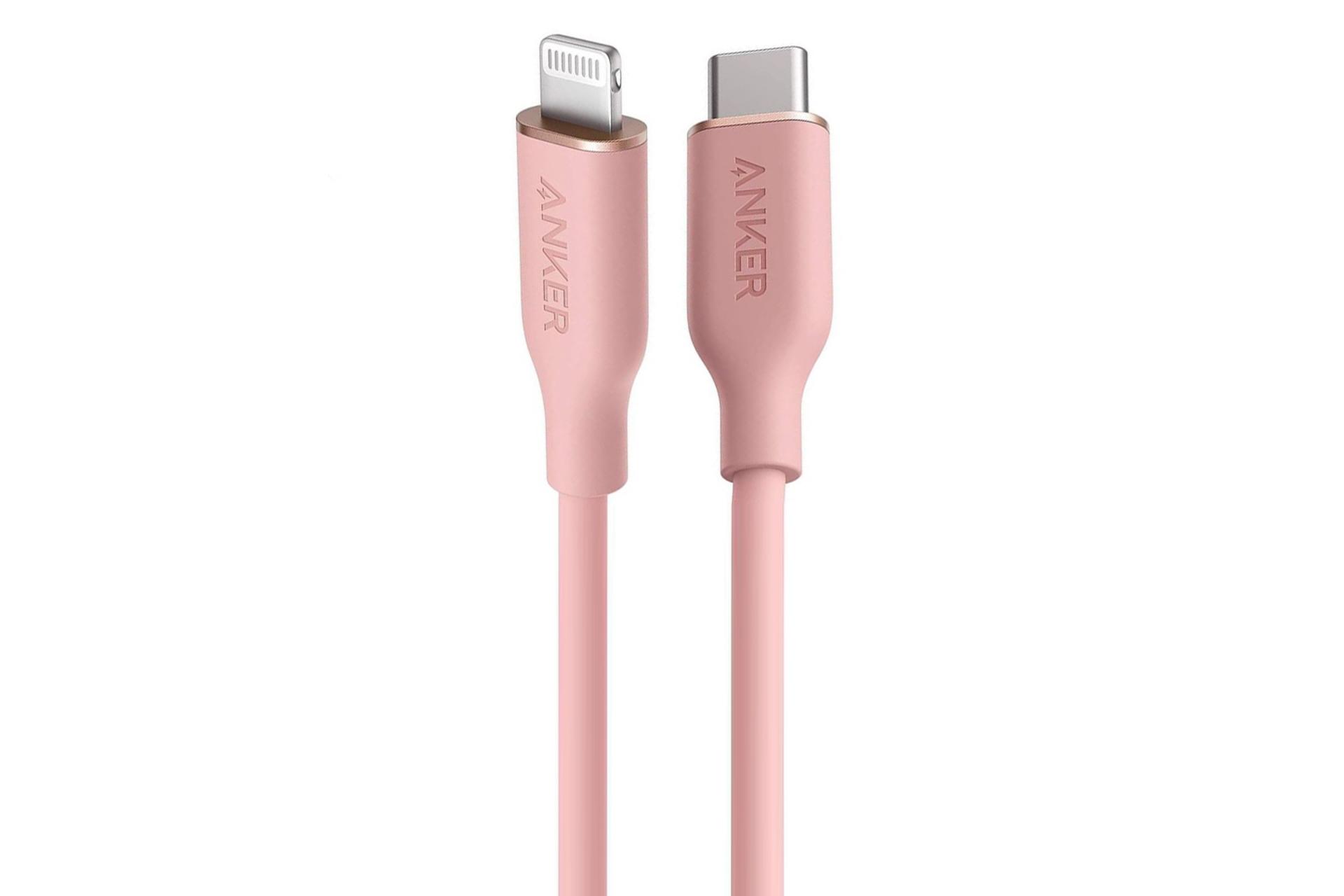 مرجع متخصصين ايران كانكتور كابل شارژ USB انكر Type-C به Lightning مدل A8662 PowerLine III Flow با طول 0.9 متر