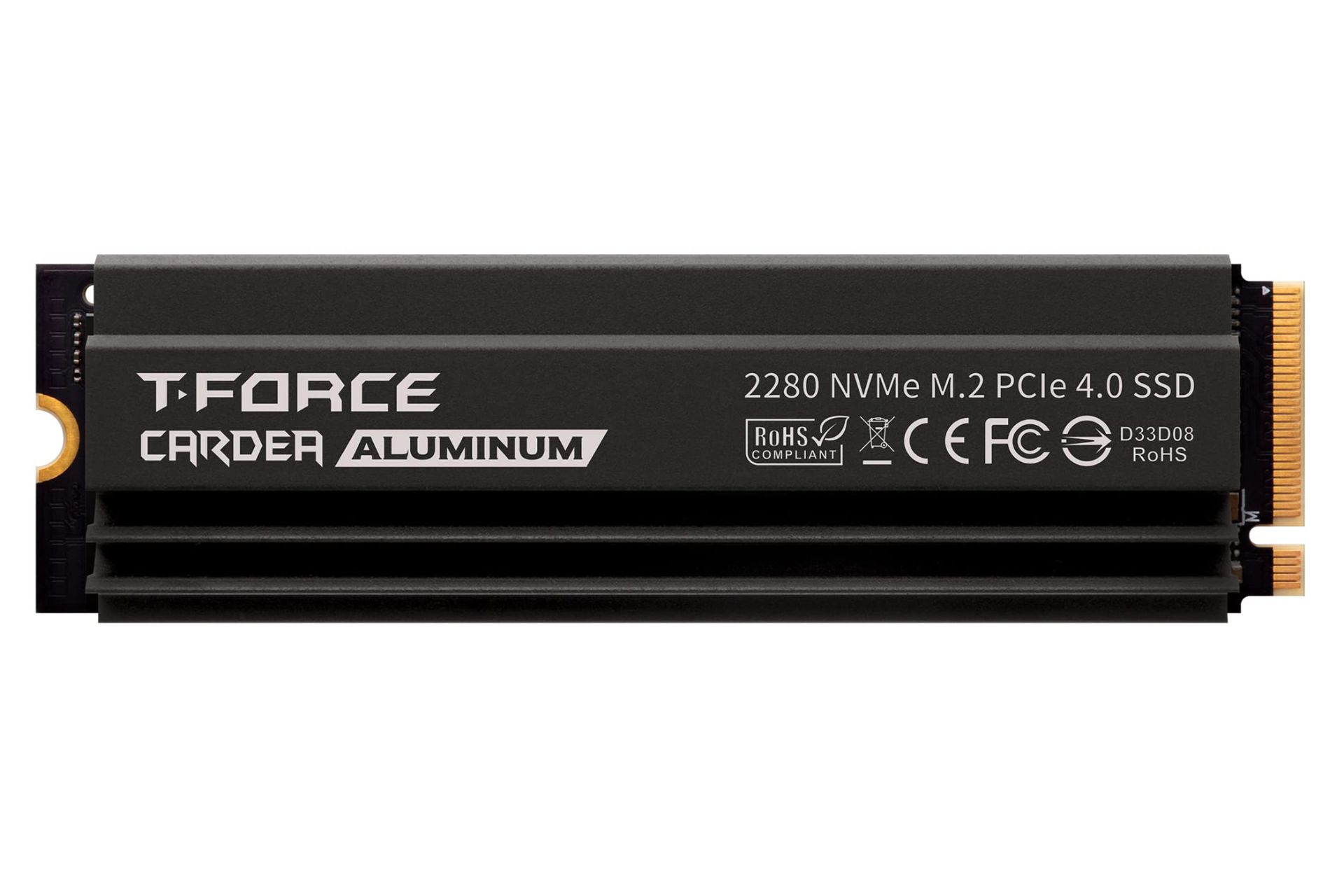 نمای روبرو SSD تیم گروپ CARDEA A440 PRO Aluminum