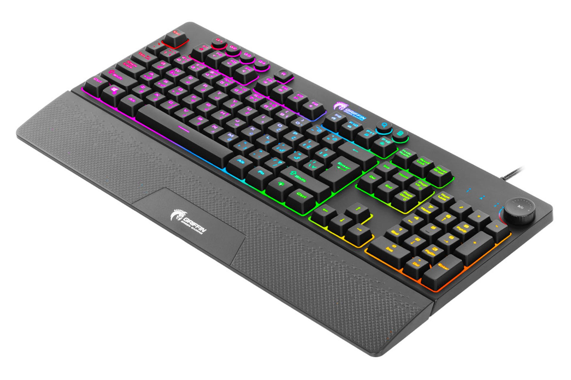 نمای راست کیبورد گرین GK703-RGB