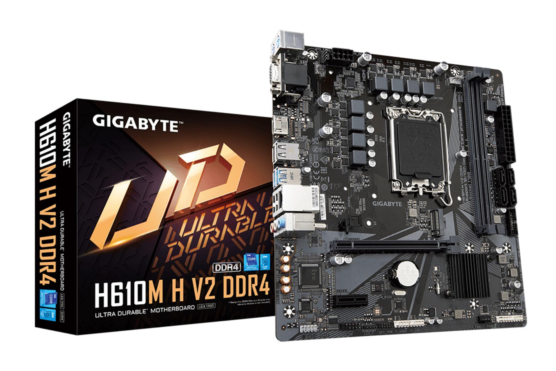 جعبه مادربرد گیگابایت GIGABYTE H610M H V2 DDR4 (rev. 1.0)