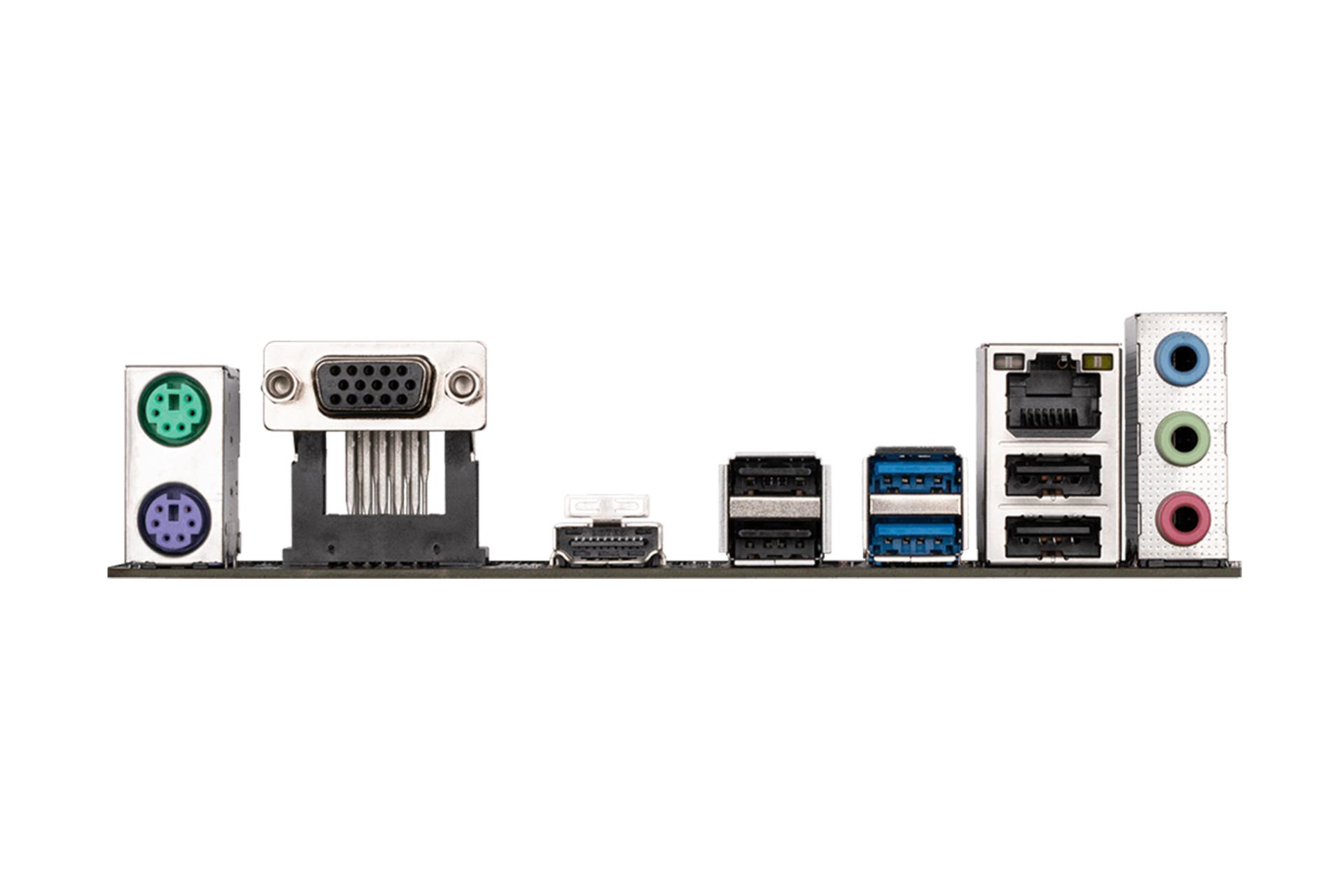 درگاه‌های مادربرد گیگابایت GIGABYTE H610M H V2 DDR4 (rev. 1.0)