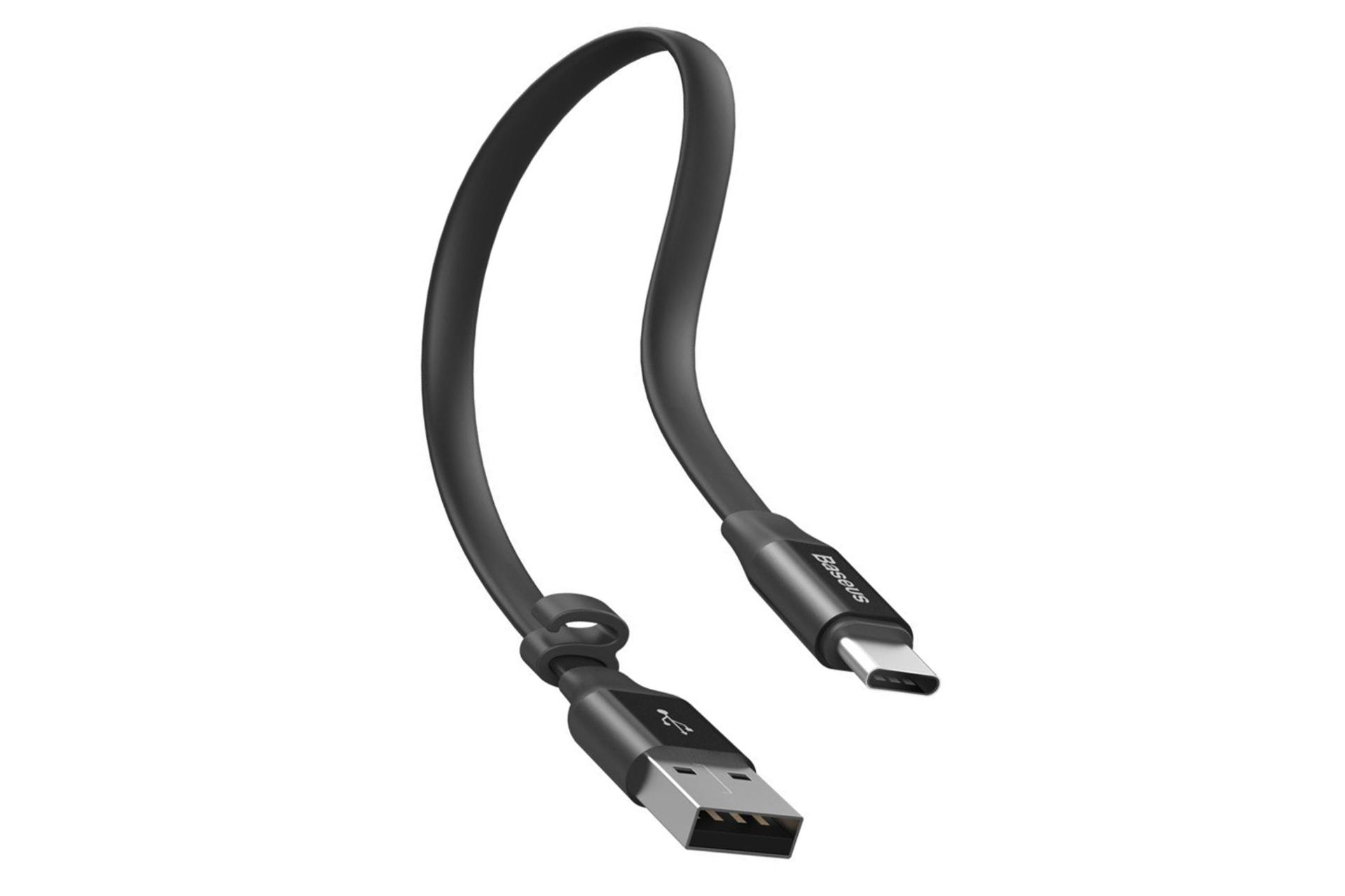 کانکتور کابل شارژ USB باسئوس USB به Lightning مدل NIMBLE با طول 0.23 متر