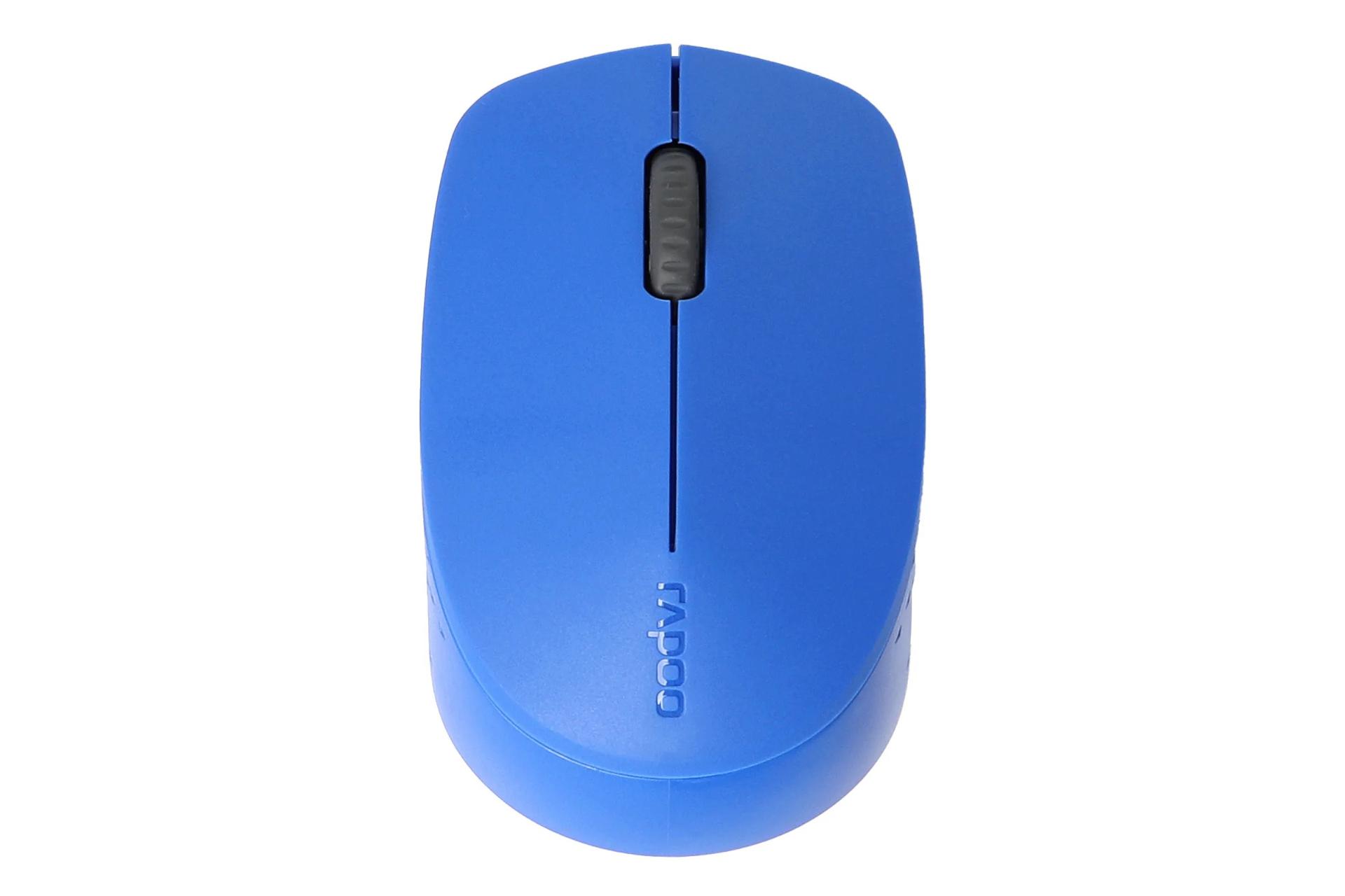 نمای روبرو ماوس رپو M100 Silent آبی