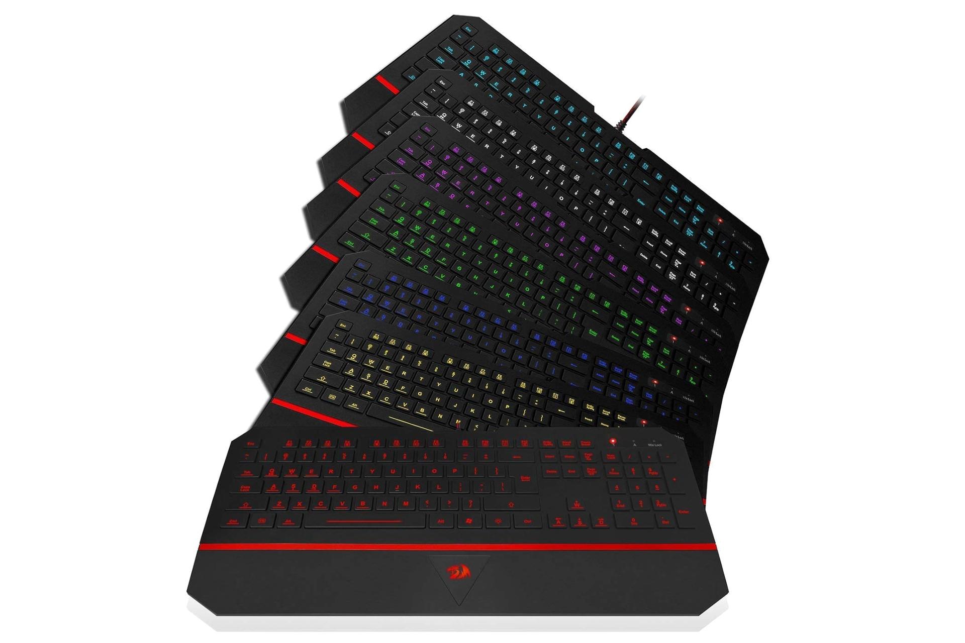 نور پس زمینه کیبورد گیمینگ ردراگون Redragon K502 Karura