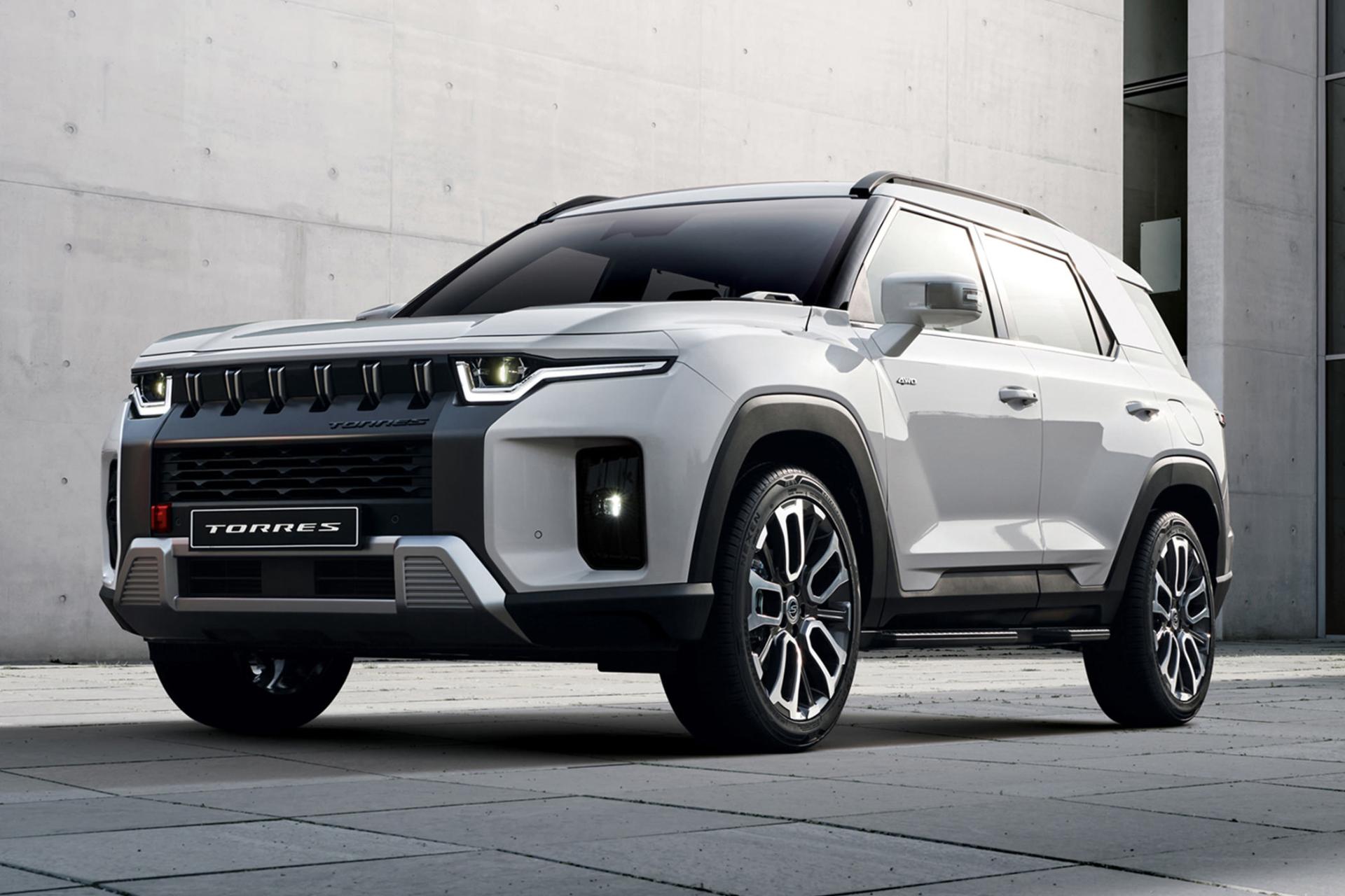 خودرو سانگ یانگ تورس SsangYong Torres نمای جلو