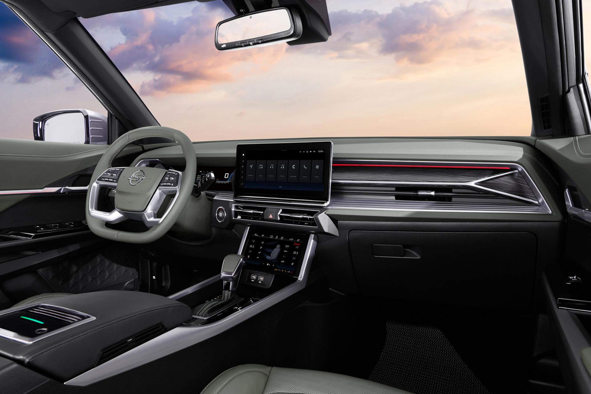 خودرو سانگ یانگ تورس SsangYong Torres نمای داخل