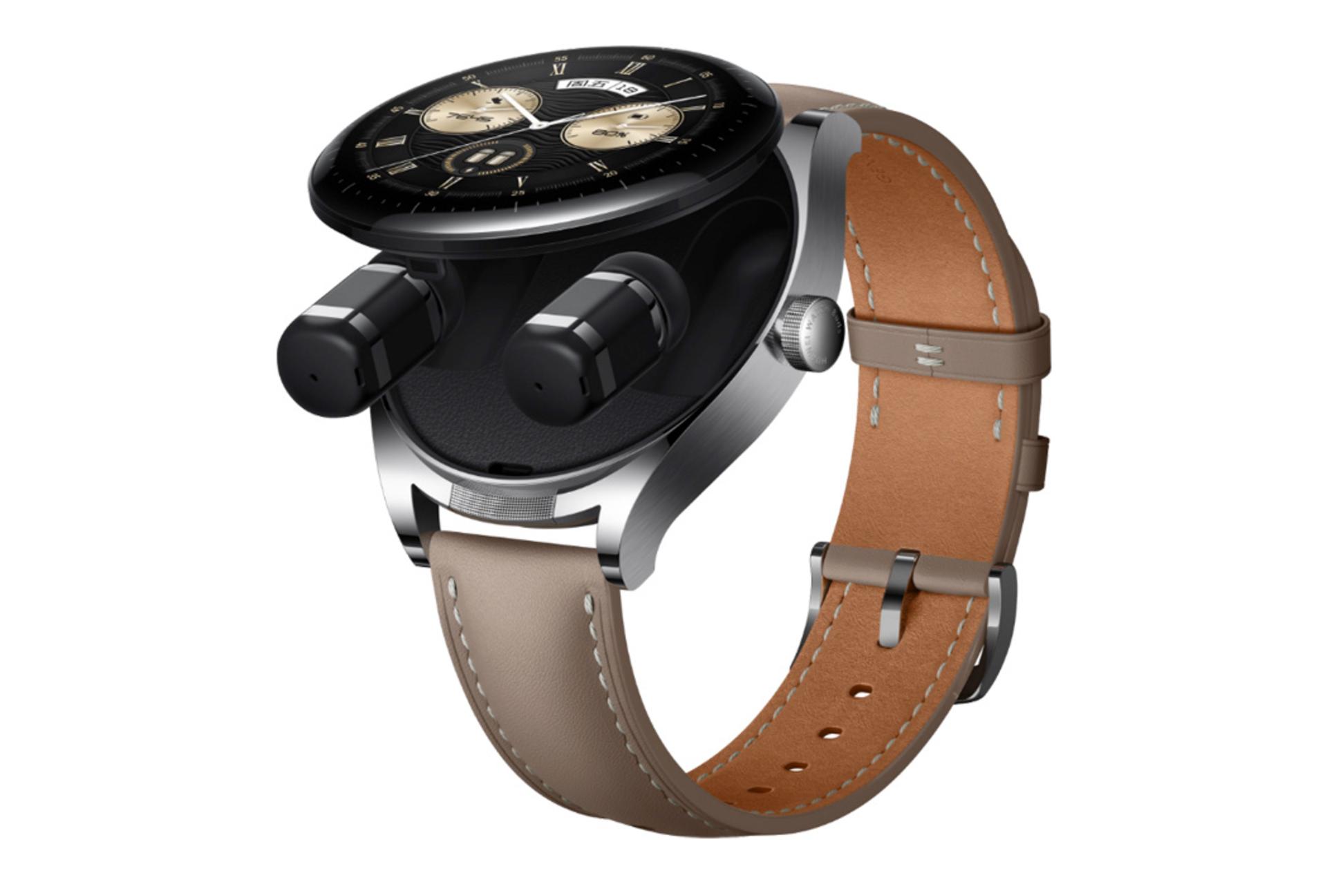 مرجع متخصصين ايران ساعت هوشمند هواوي واچ بادز / Huawei Watch Buds نقره اي