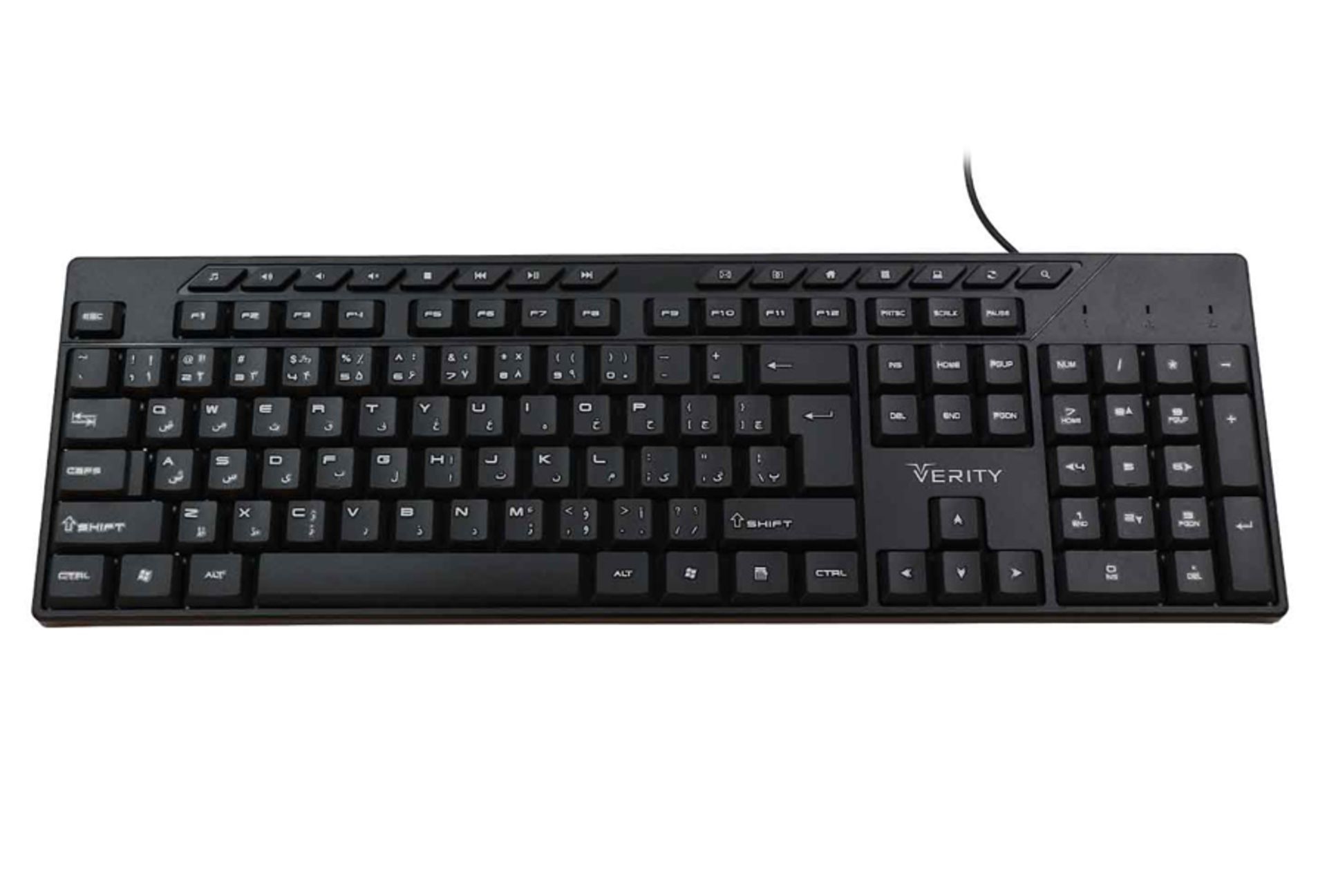 نمای روبرو کیبورد وریتی V-KB6123