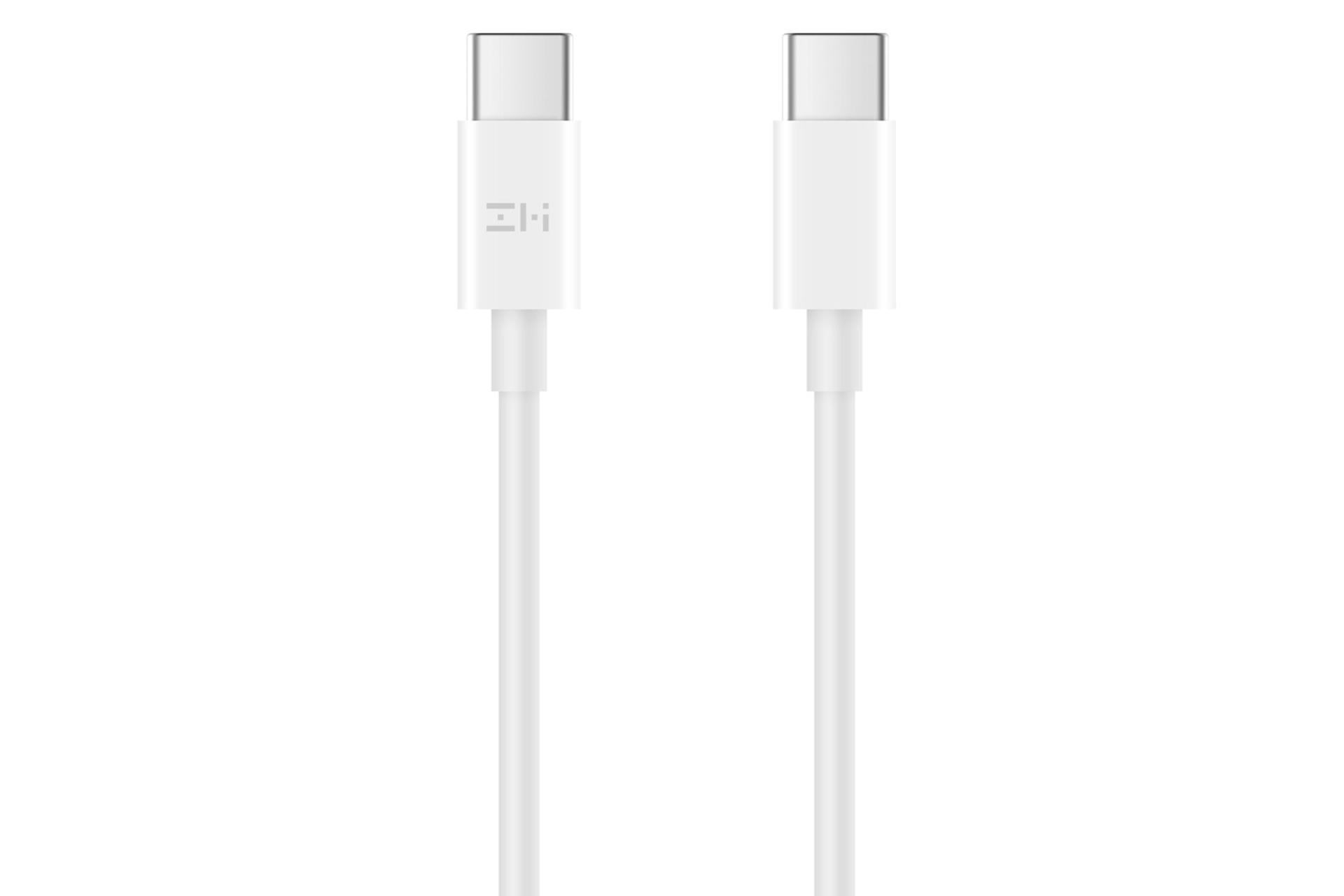 کابل شارژ USB شیائومی Type-C به Type-C مدل ZMI Al301 با طول 1.5 متر سفید