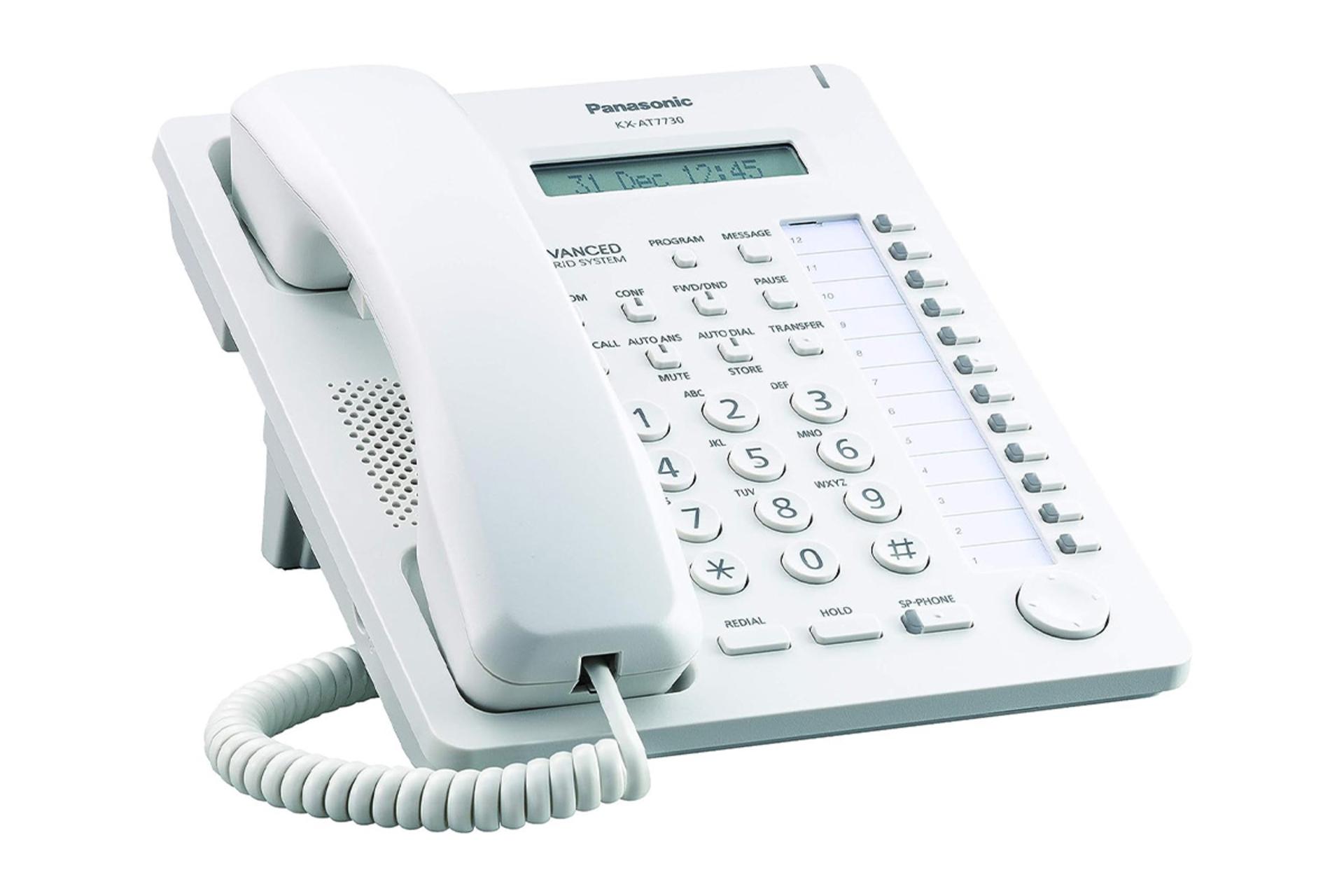 تلفن پاناسونیک KX-AT7730X سفید
