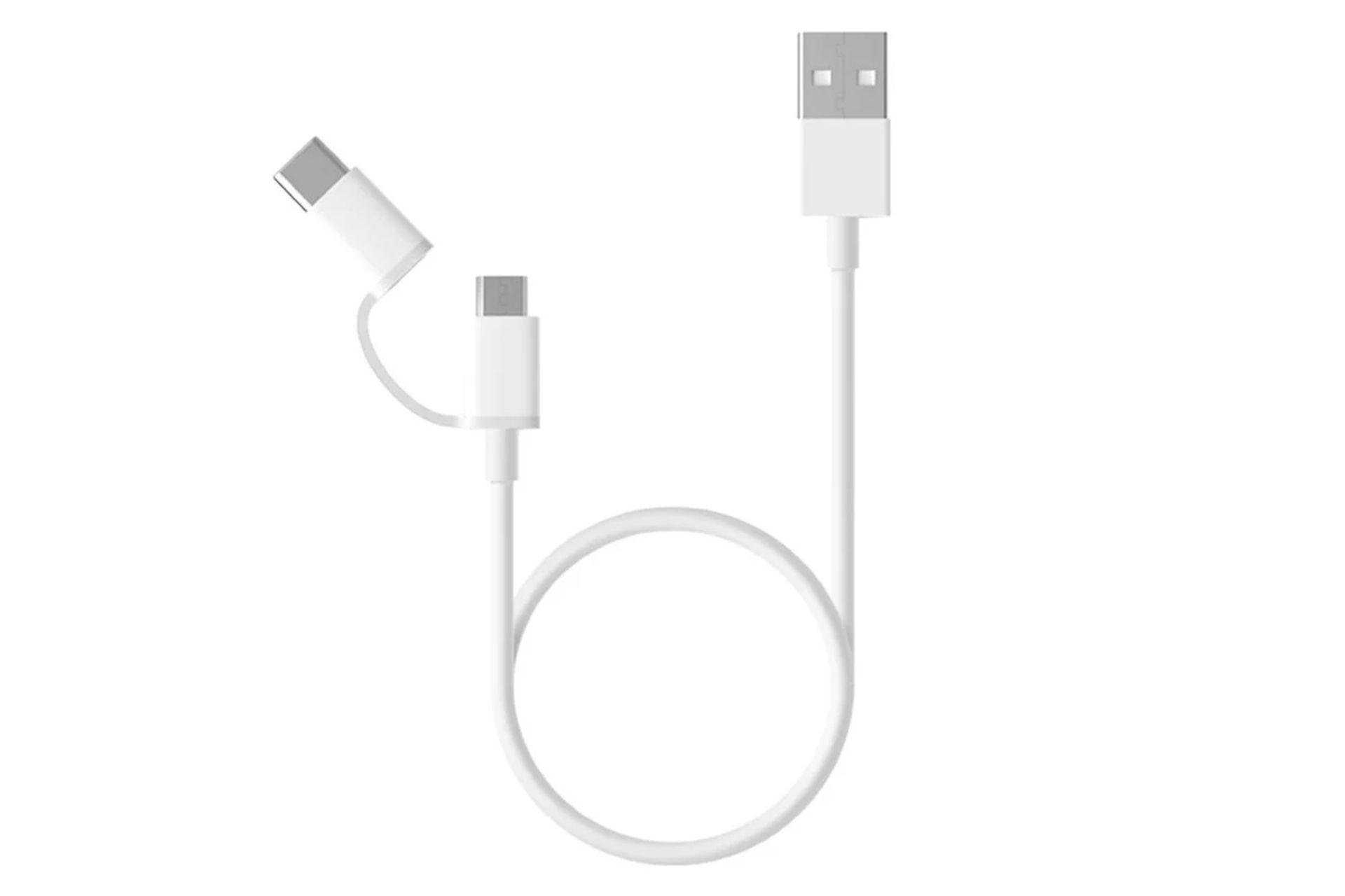 کانکتور کابل شیائومی Type-A به Type-C+Micro-USB مدل ZMI AL501 با طول 1 متر	