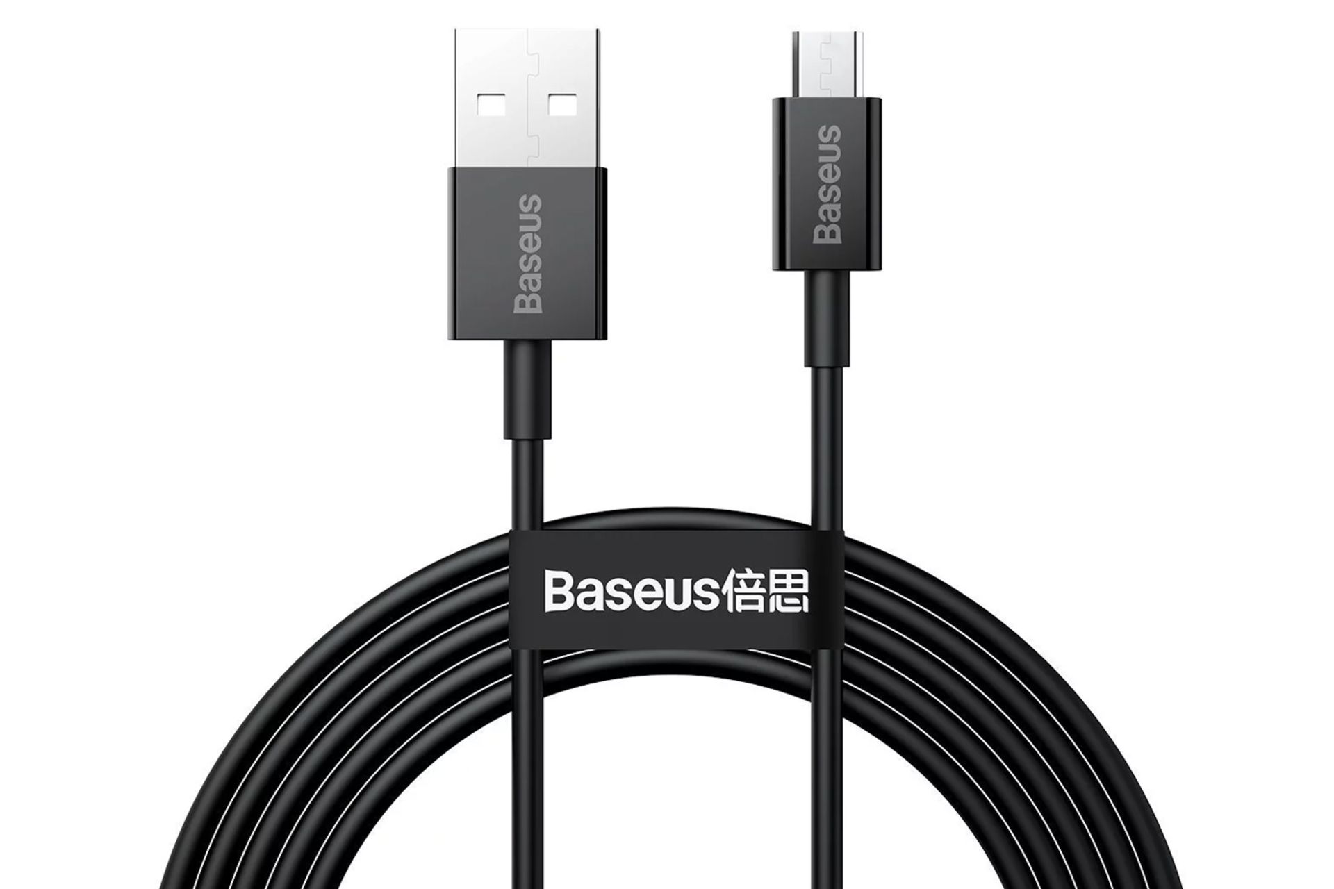 کابل شارژ USB باسئوس USB به Micro-USB مدل Superior با طول 2 متر مشکی