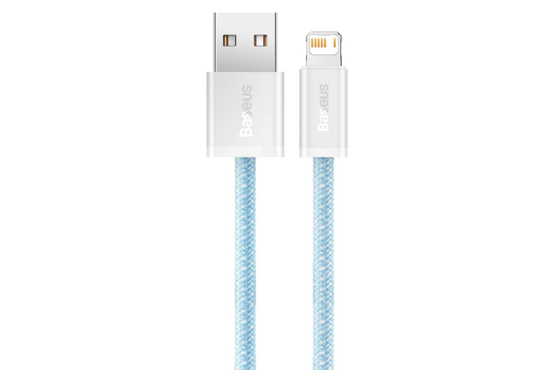 کابل شارژ USB باسئوس USB به Lightning مدل Dynamic با طول 1 متر آبی
