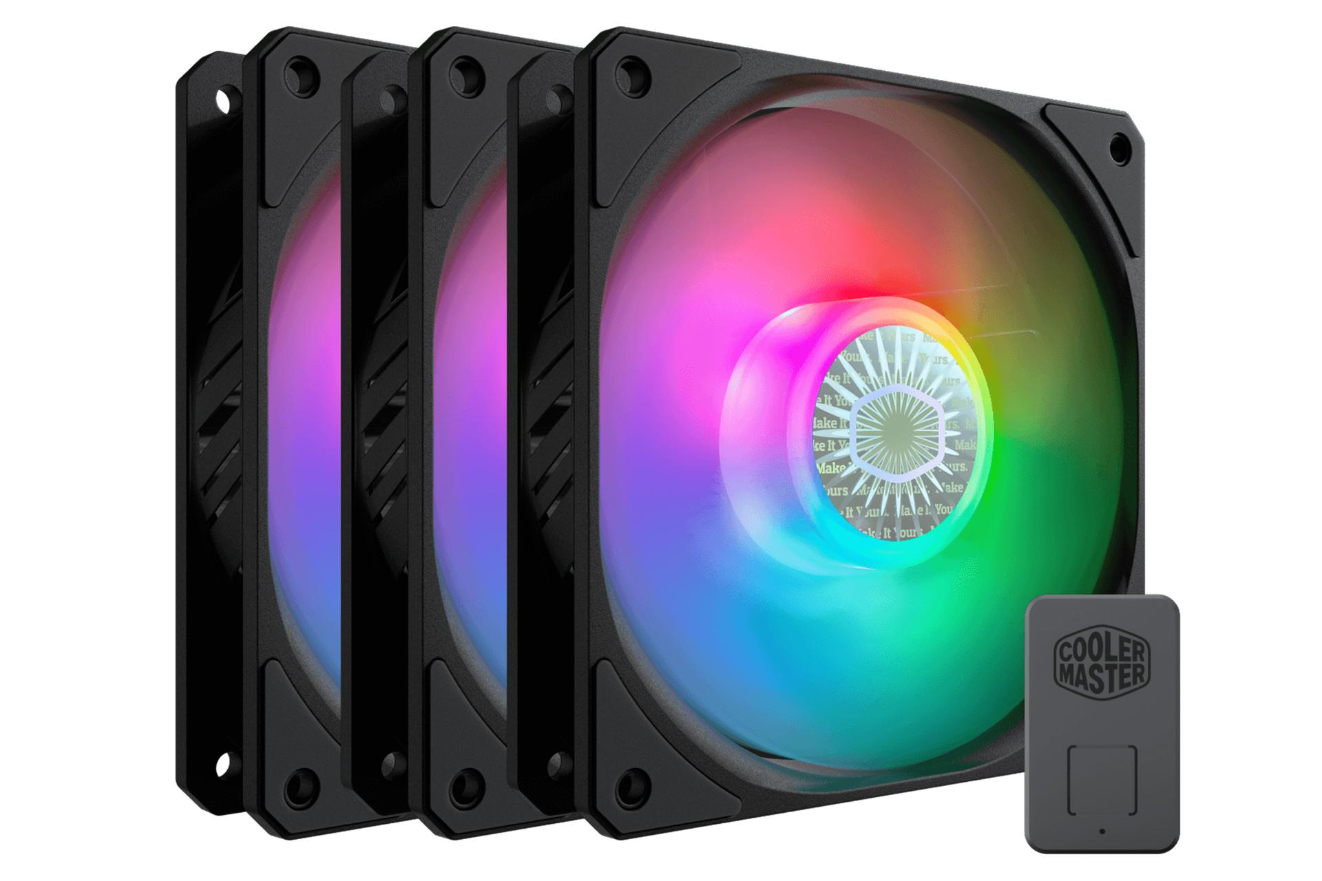 مرجع متخصصين ايران فن كيس كولر مستر SICKLEFLOW 120 ARGB بسته 3 عددي