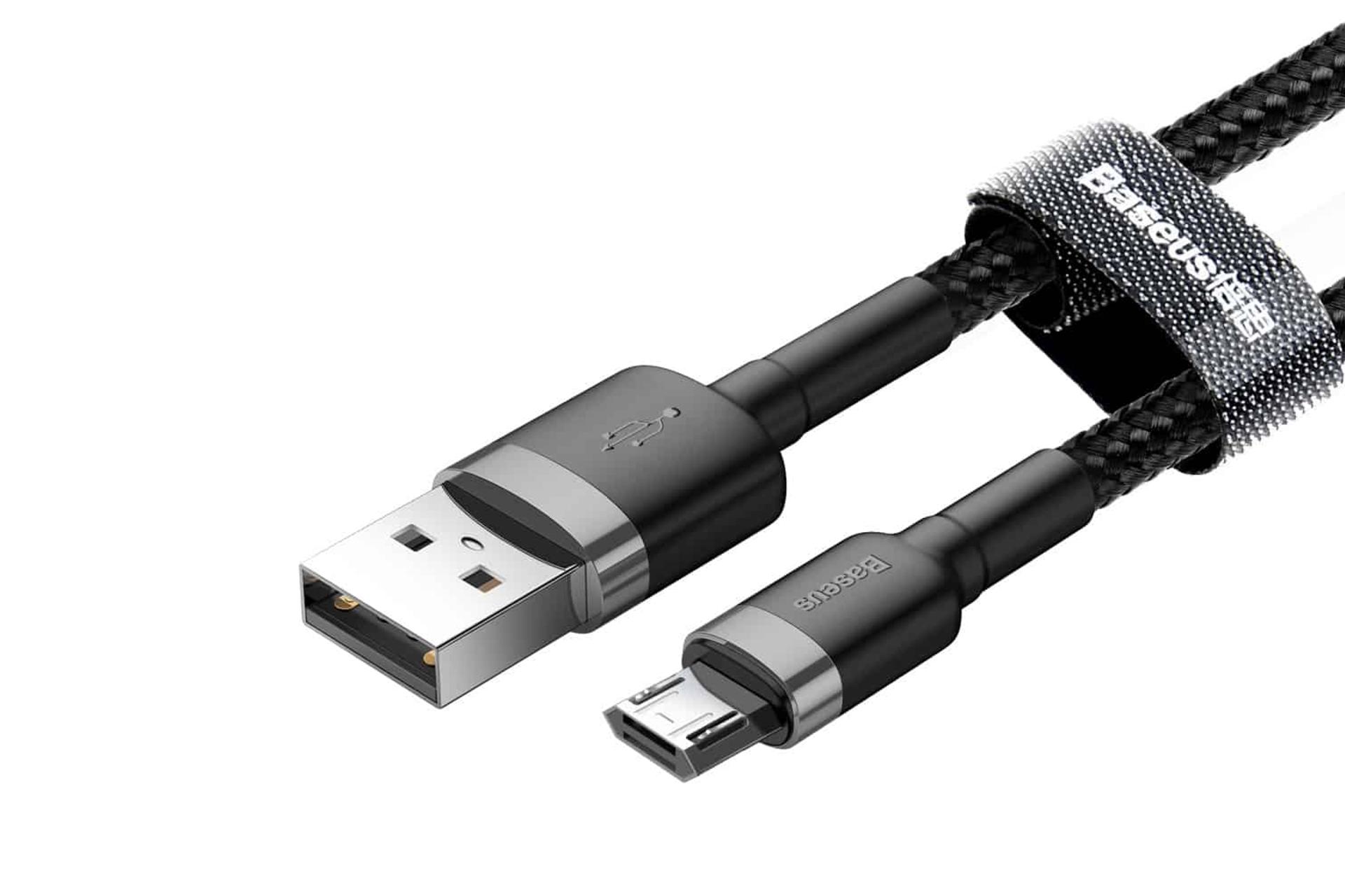 کانکتور کابل شارژ USB باسئوس USB به Micro-USB مدل Cafule با طول 0.5 متر