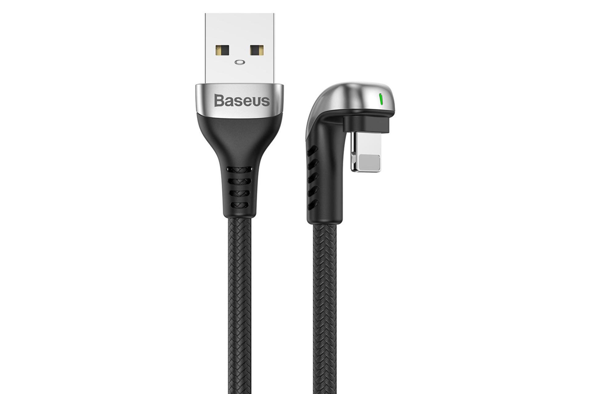 کانکتور کابل شارژ USB باسئوس USB به Lightning مدل Green U-shaped lamp با طول 2 متر