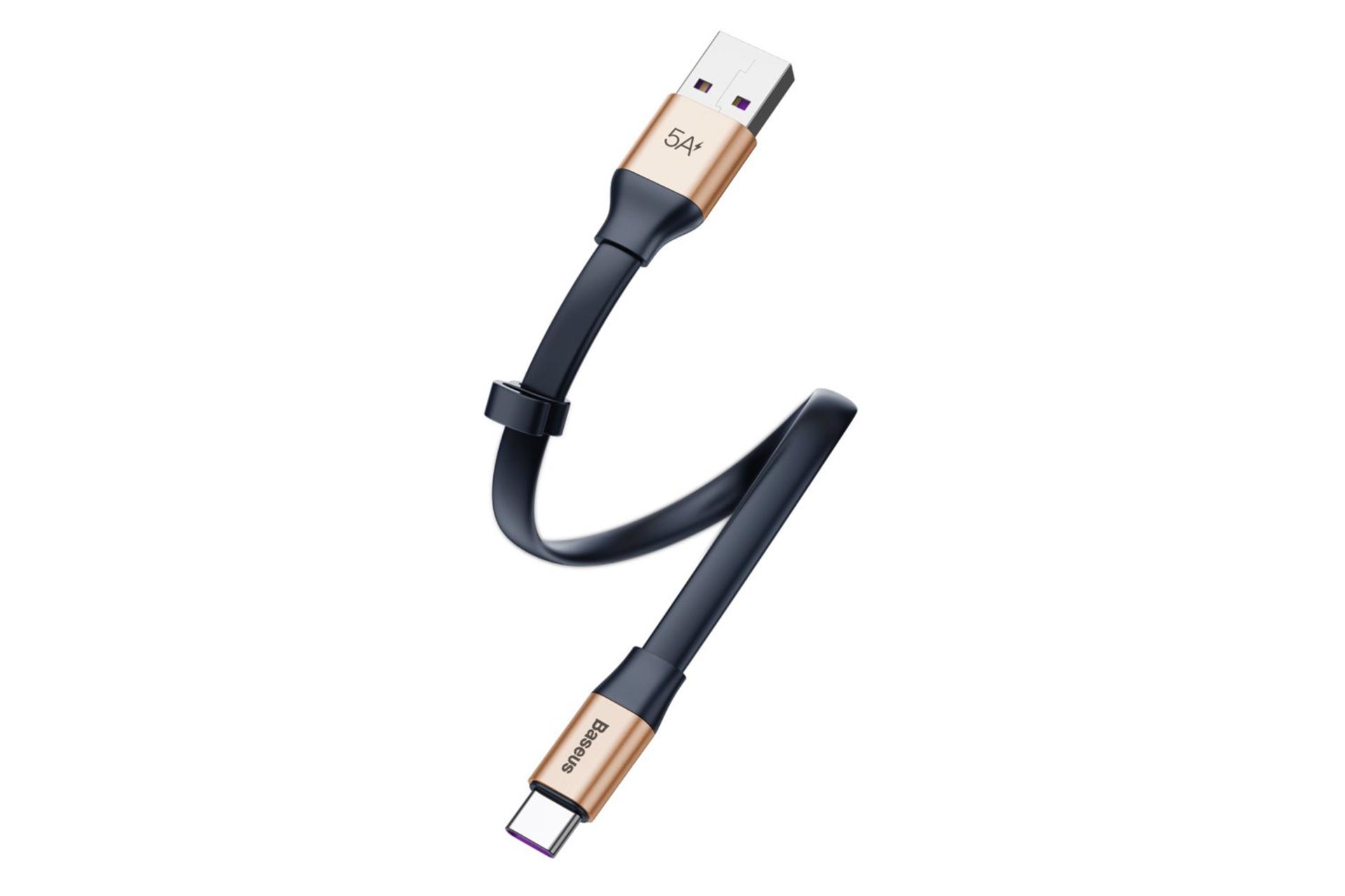 کانکتور کابل شارژ USB باسئوس USB به Type-C مدل Simple HW با طول 0.23 متر