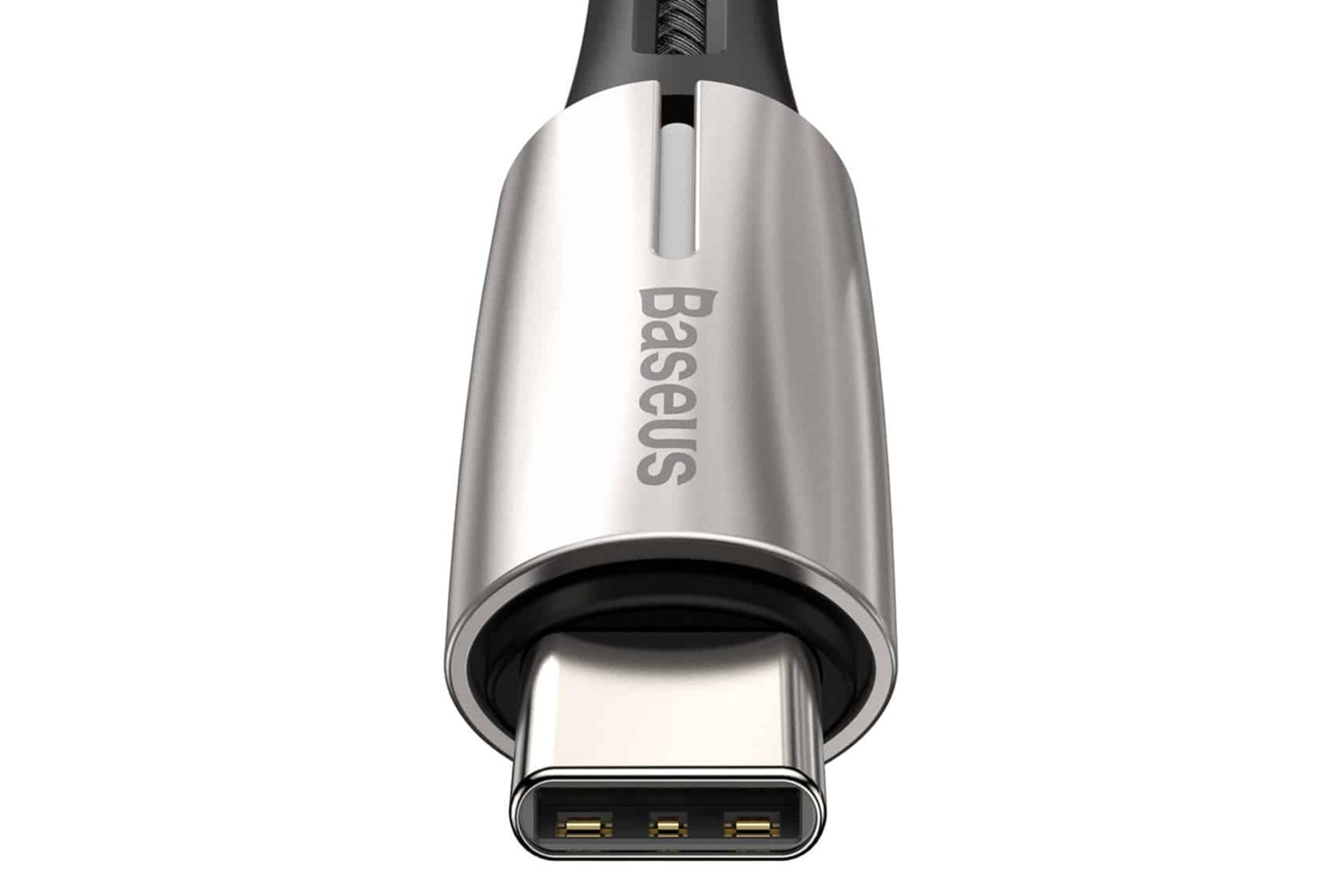 کانکتور کابل شارژ USB باسئوس USB به Type-C مدل Water Drop با طول 2 متر