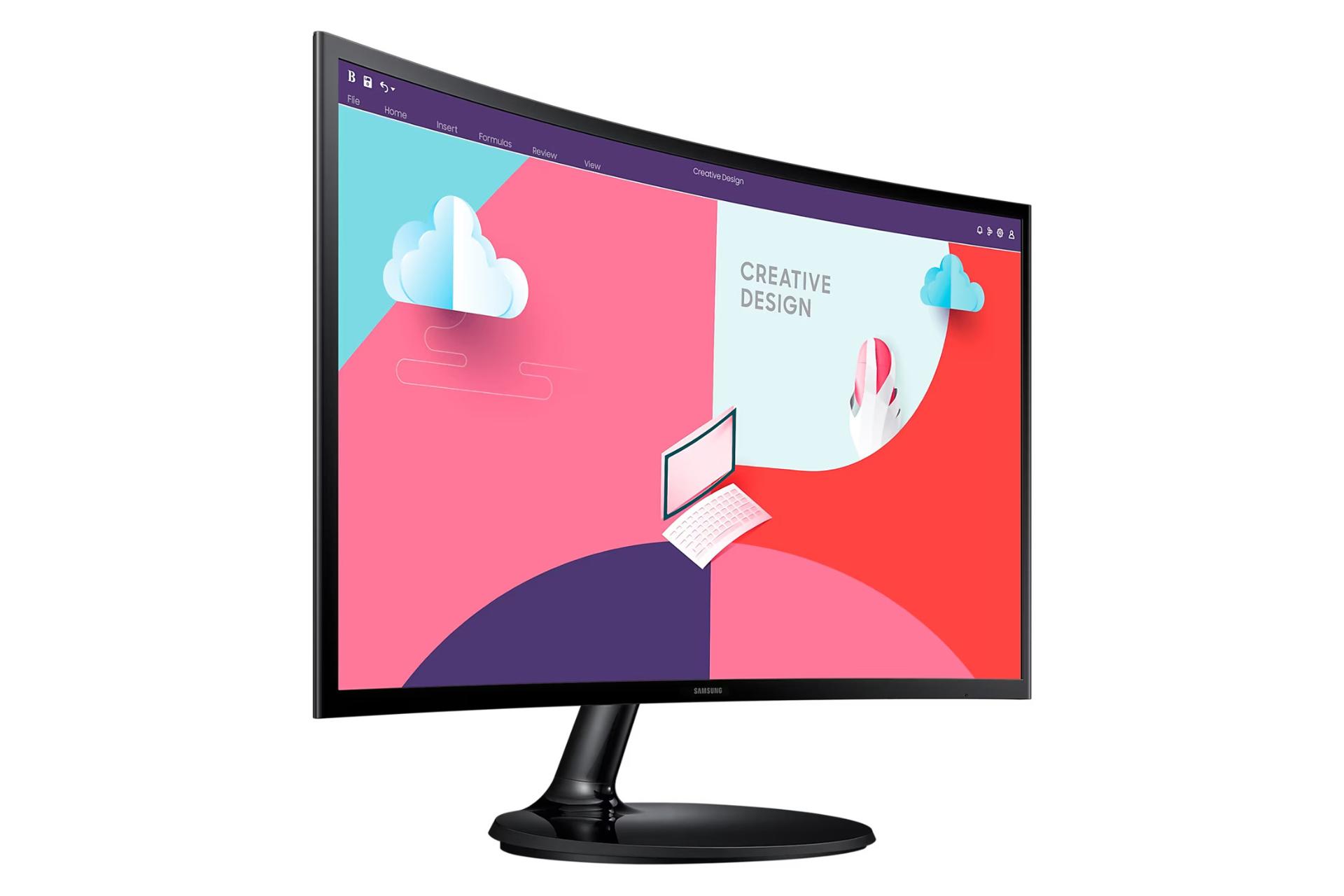 ابعاد مانیتور سامسونگ 24 اینچ مدل S3 S36C LS24C360EAMXUE