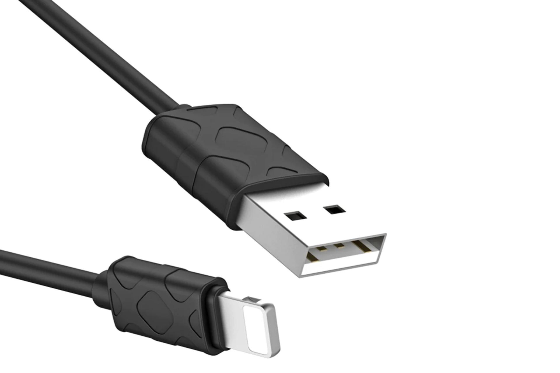 کانکتور کابل شارژ USB باسئوس USB به Lightning مدل Yaven با طول 1 متر