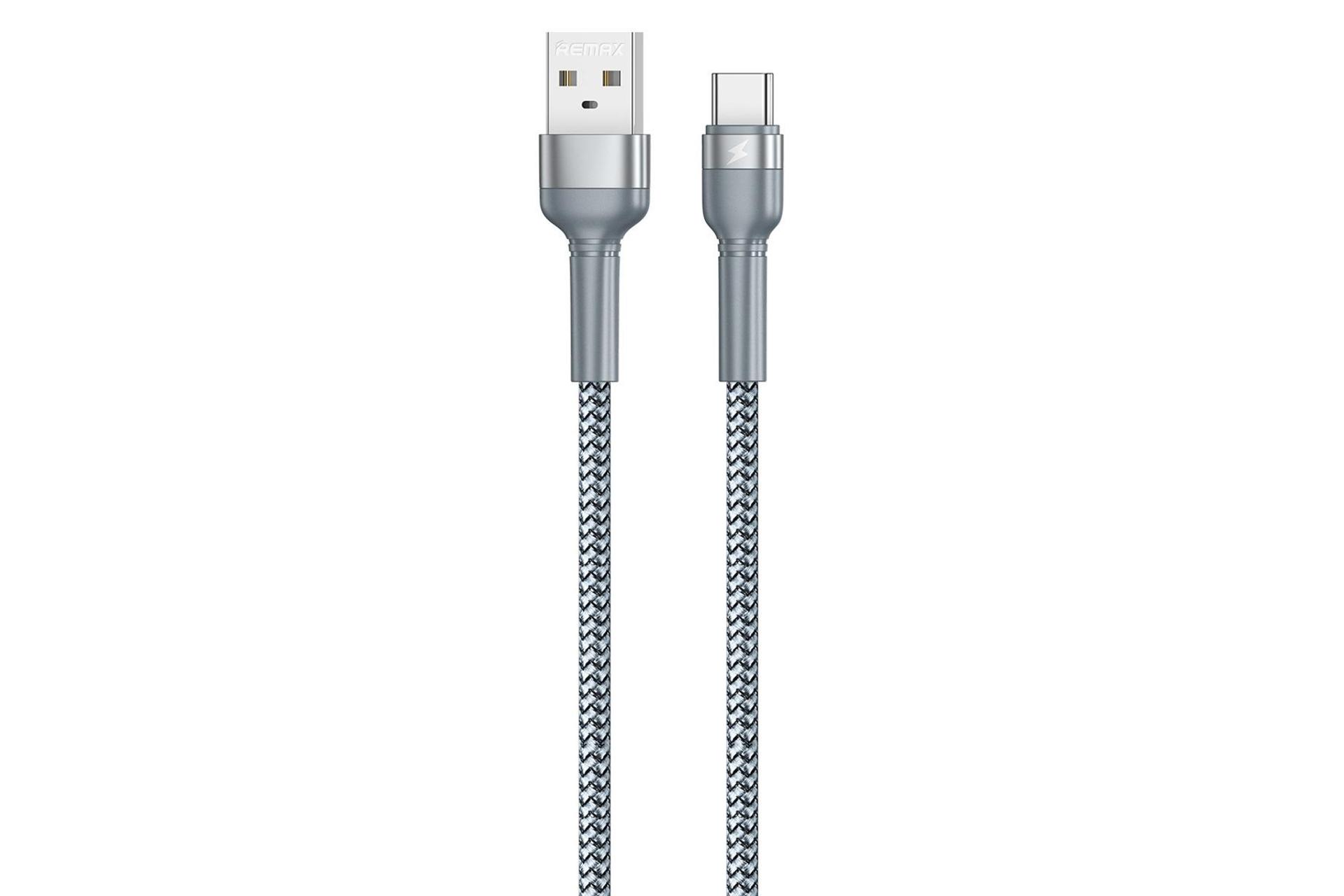 کابل شارژ USB ریمکس Type-A به Type-C مدل RC-124a با طول 1 متر