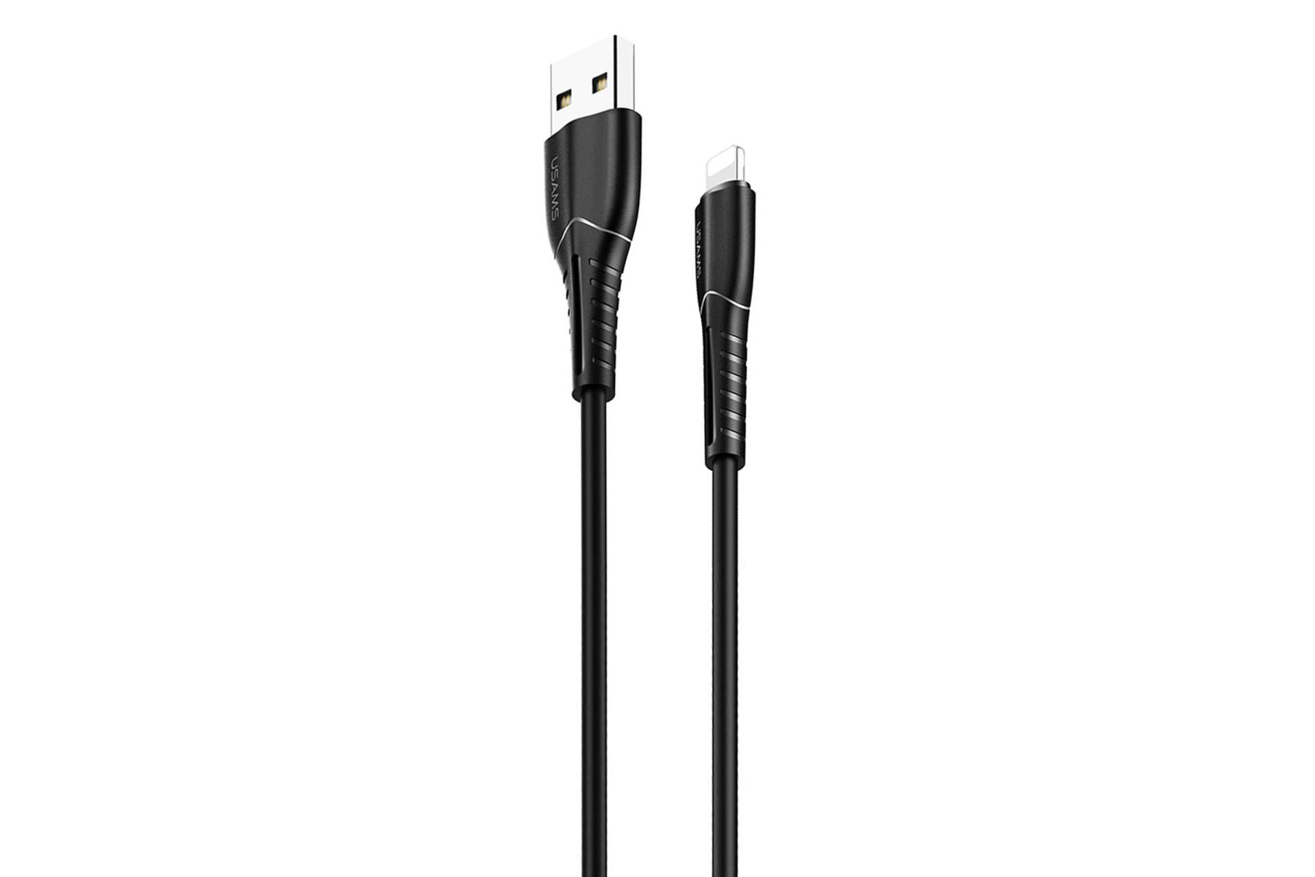کابل شارژ USB یوسمز Type-A به Lightning مدل US-SJ364 U35 با طول 1 متر