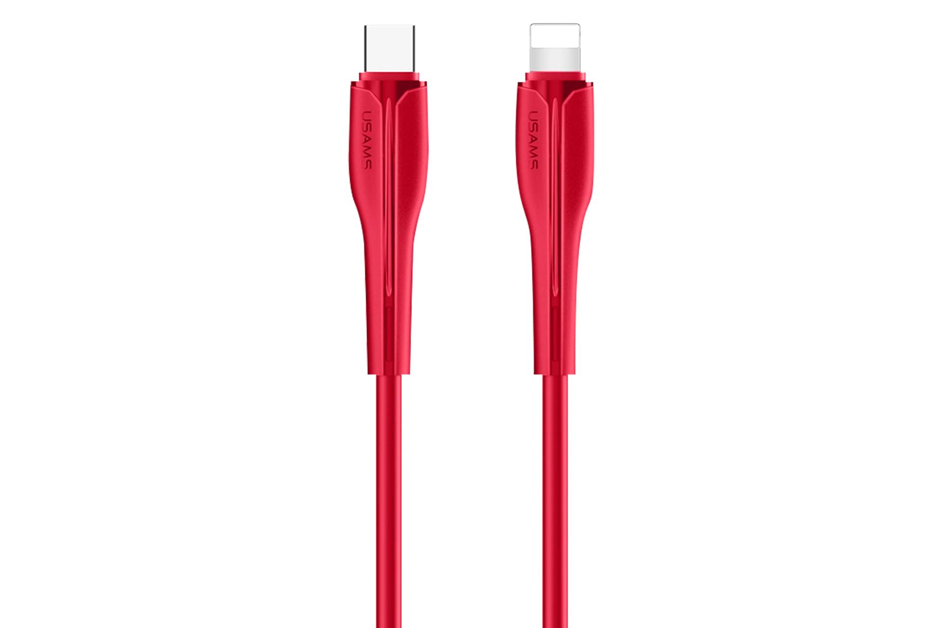 کابل شارژ USB یوسمز Type-C به Lightning مدل US-SJ405 U38 با طول 1 متر