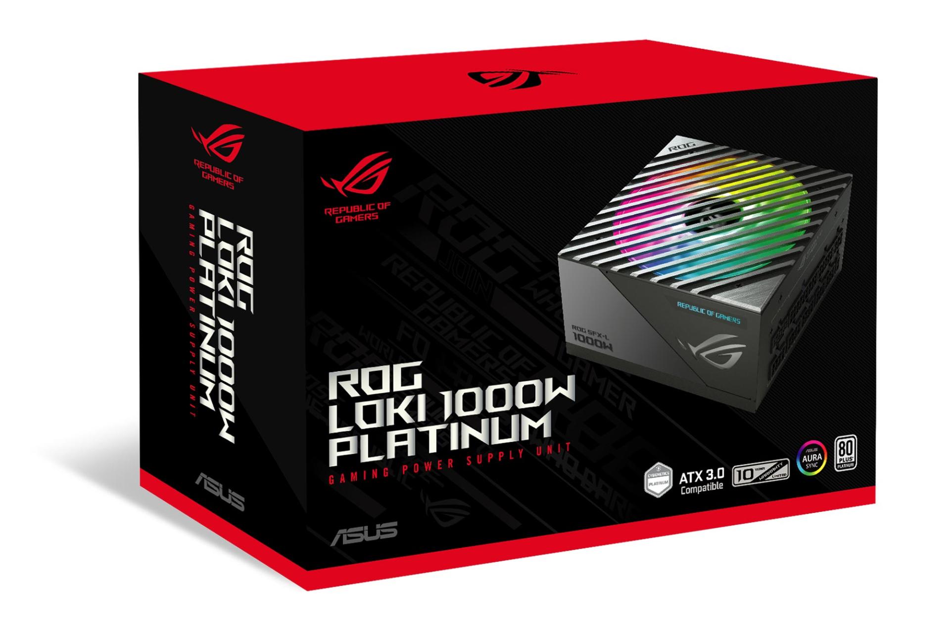 جعبه پاور کامپیوتر ایسوس ASUS ROG LOKI SFX-L 1000W Platinum با توان 1000 وات