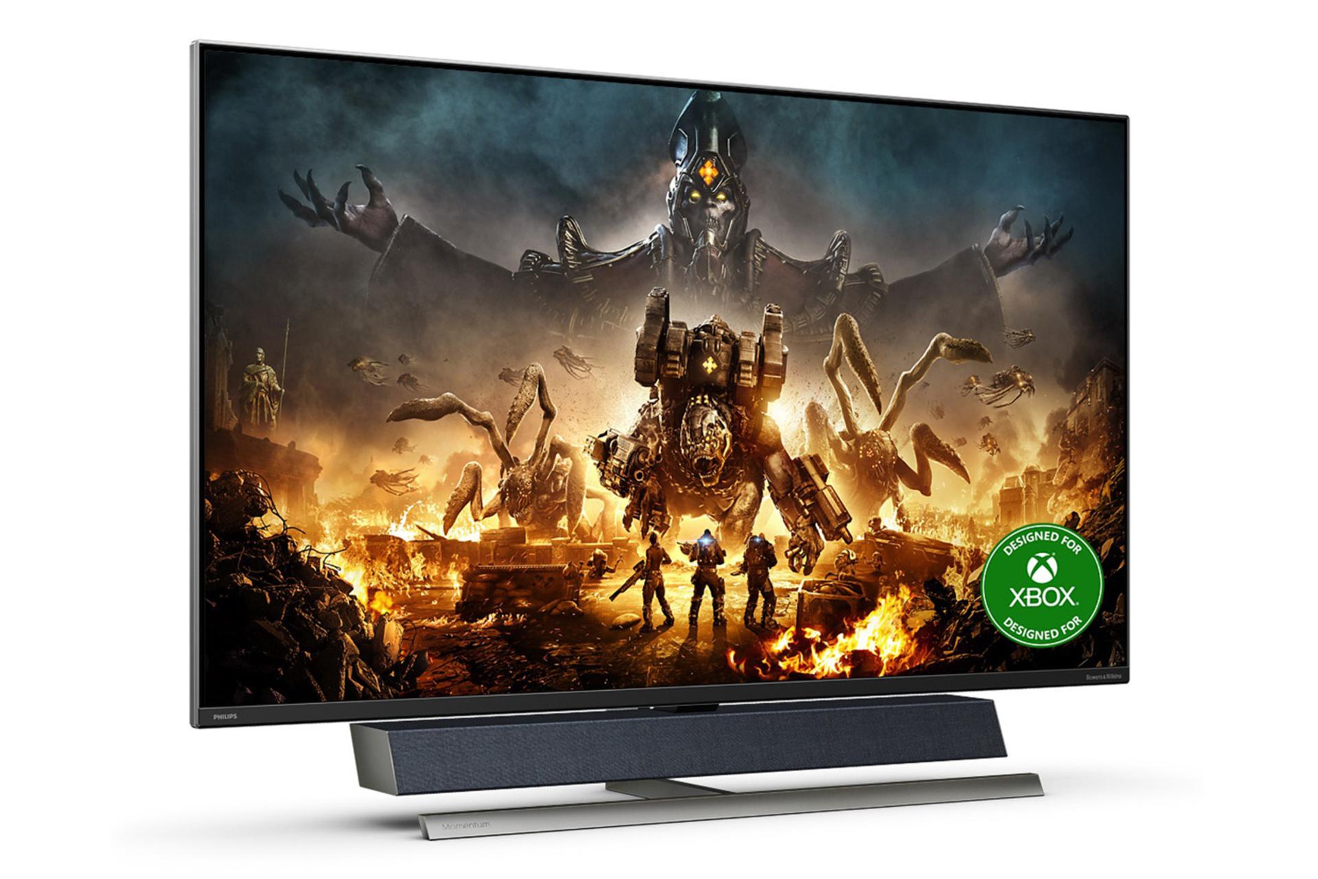 مانیتور فیلیپس 54.6 اینچ مدل 559M1RYV نمای جانبی