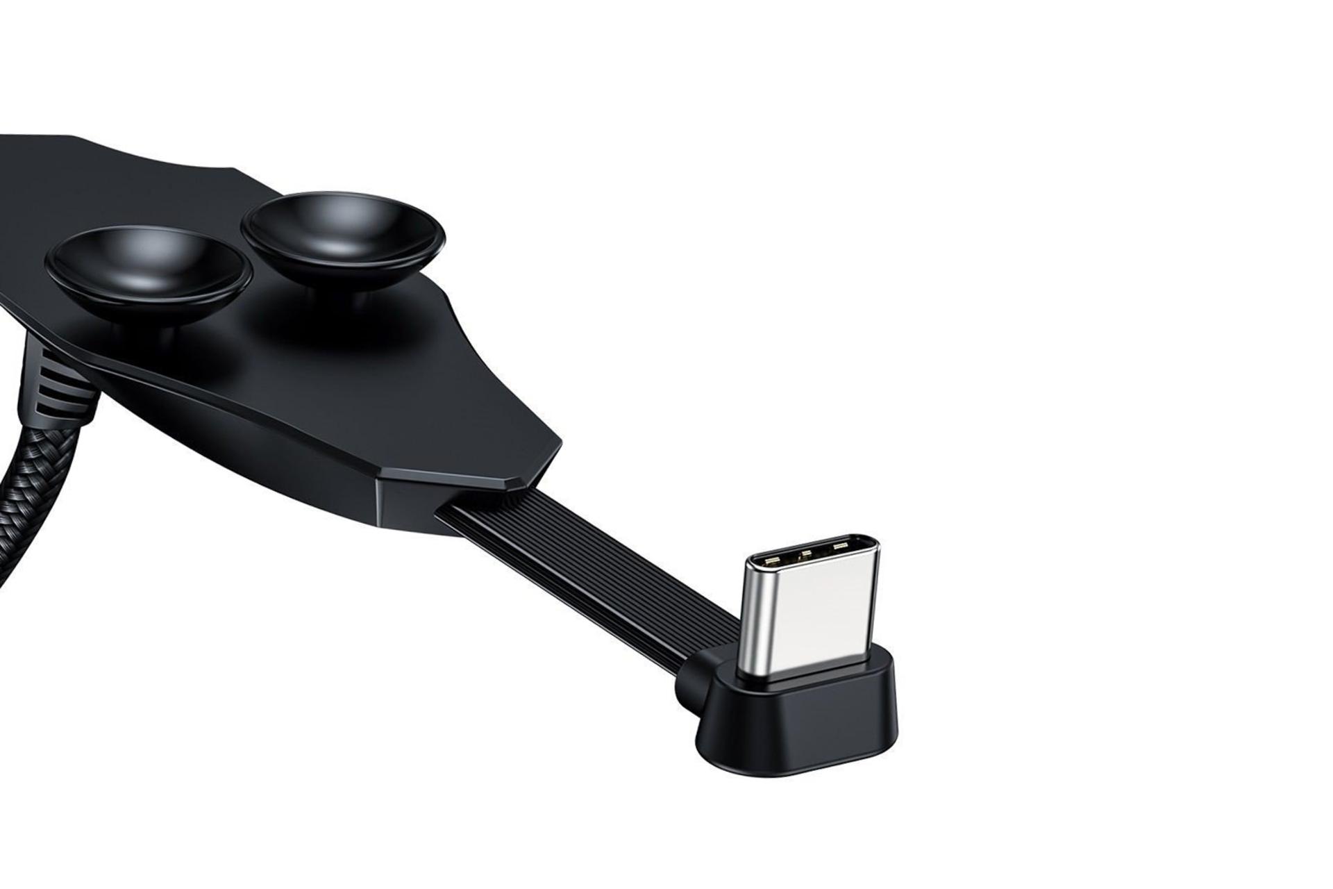 کابل شارژ USB باسئوس USB به Type-C مدل Colorful Sucker RPG با طول 2 متر