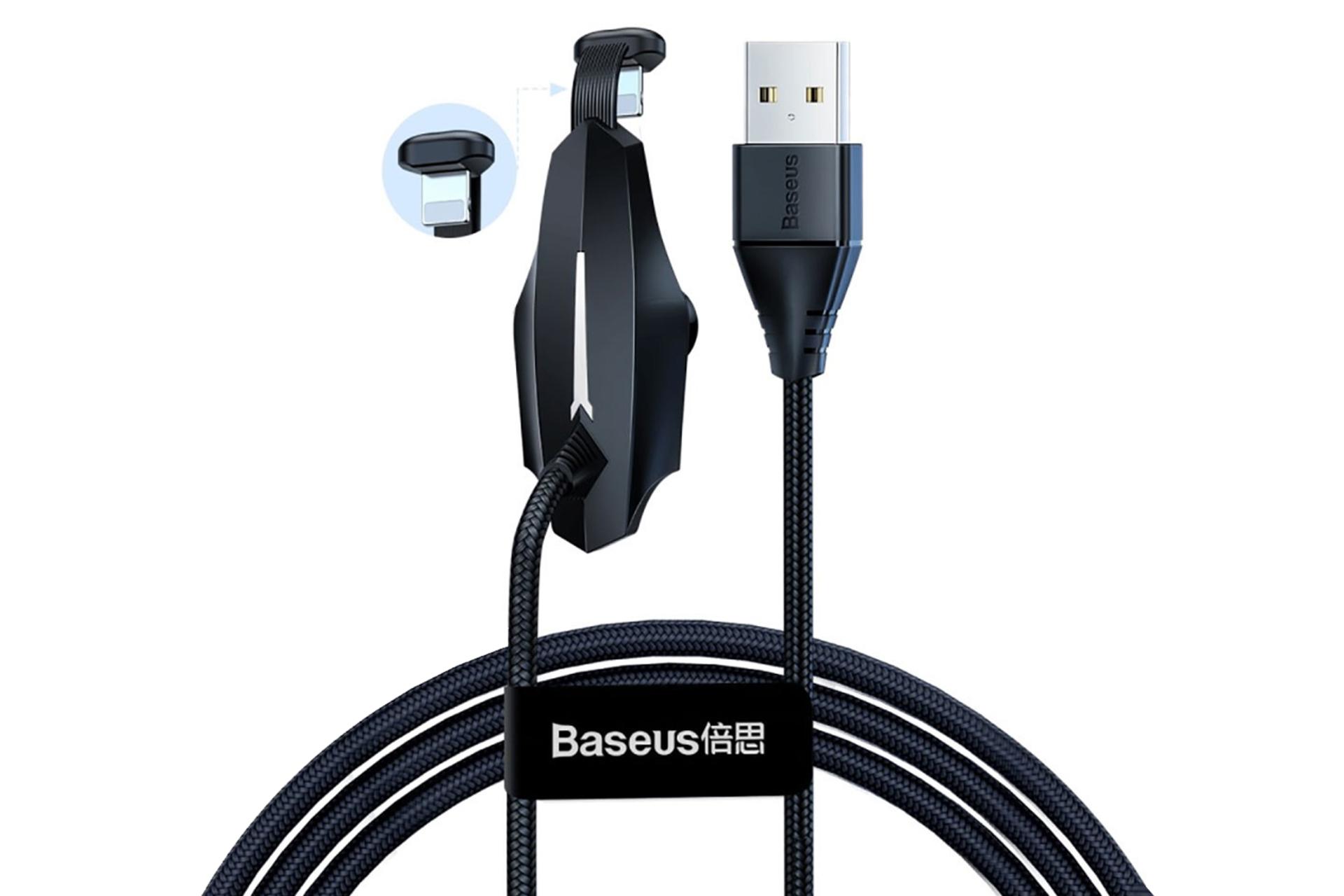 کانکتور کابل شارژ USB باسئوس USB به Type-C مدل Colorful Sucker RPG با طول 2 متر
