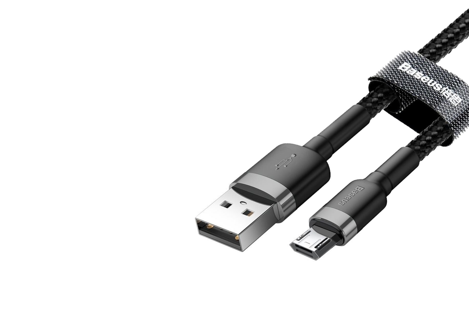 کانکتور کابل شارژ USB باسئوس USB به Micro-USB مدل Cafule با طول 3 متر