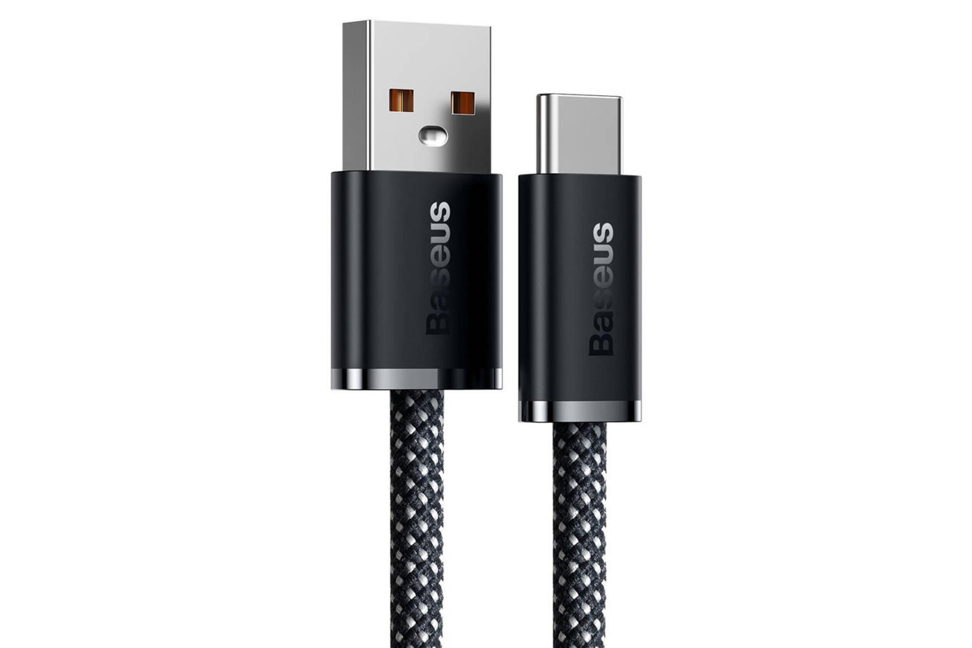 کانکتور کابل شارژ USB باسئوس USB به Type-C مدل Dynamic با طول 1 متر