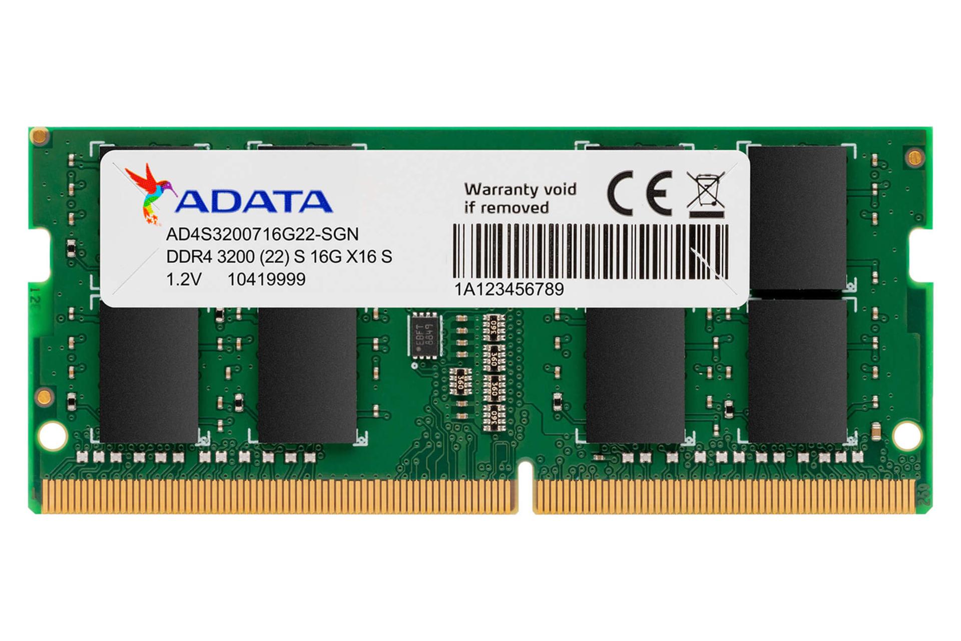 رم ای دیتا ADATA Premier SODIMM 16GB DDR4-3200 CL22