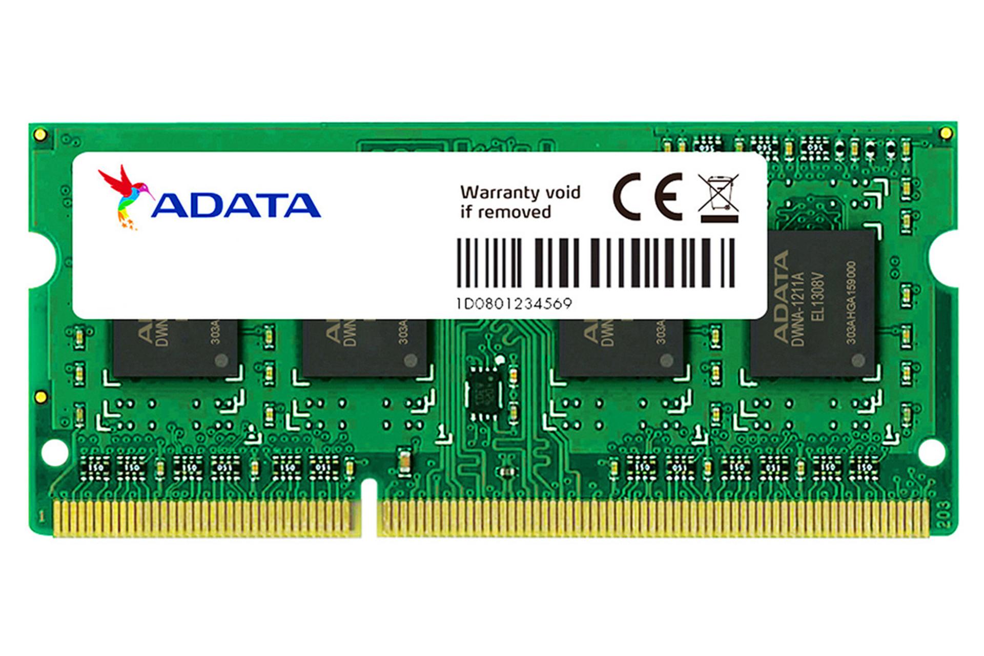 رم ای دیتا ADATA Premier SODIMM 8GB DDR3L-1600 CL11