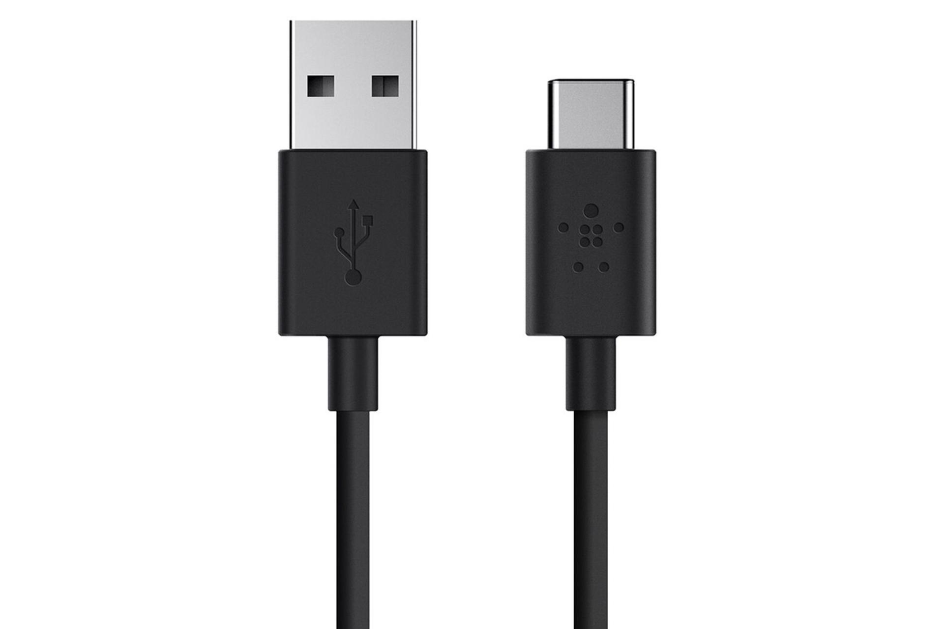 کابل شارژ USB بلکین USB به Type-C مدل MIXIT F2CU032 با طول 1.2 متر مشکی