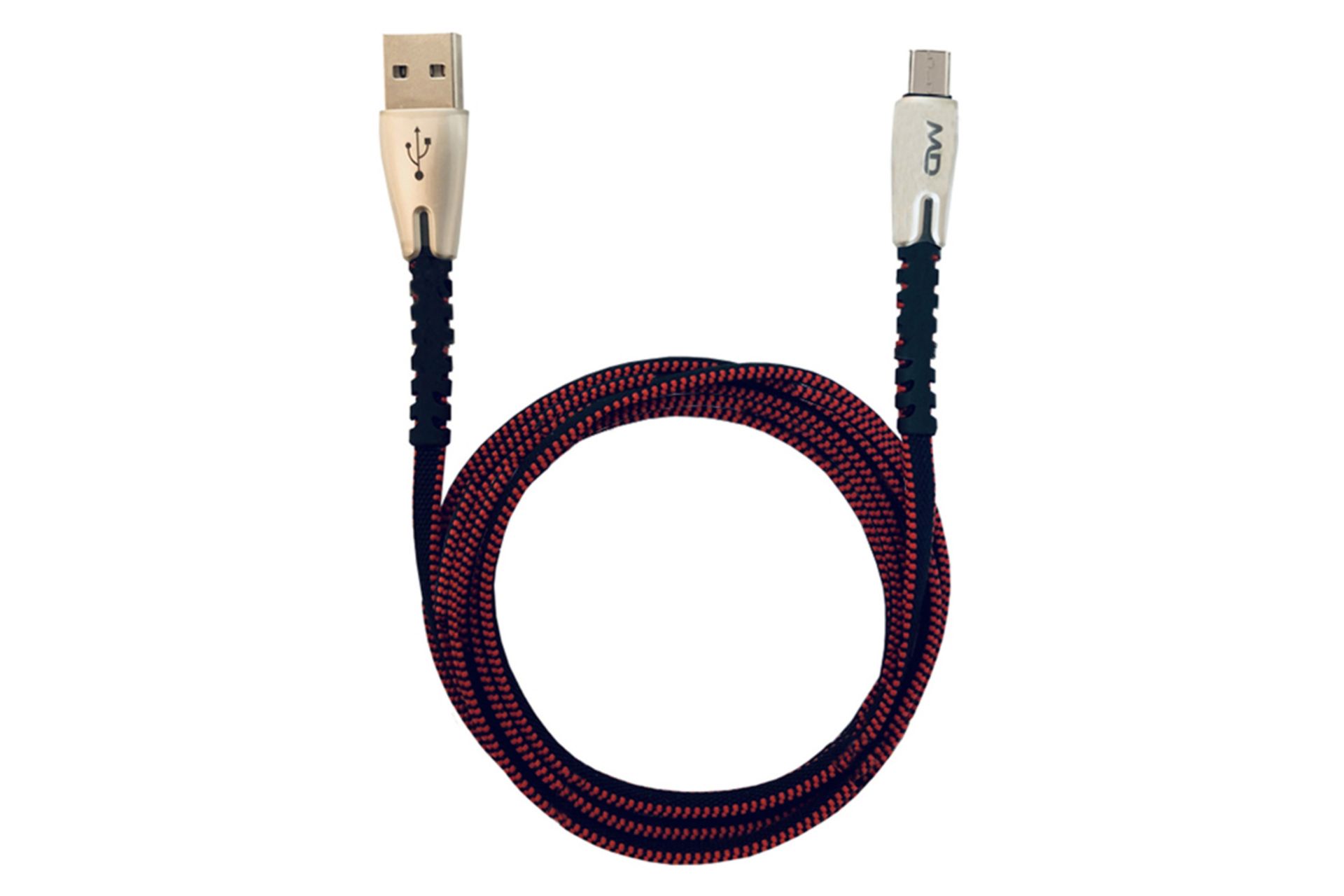 کابل شارژ USB ام دی Type-A به Micro-USB مدل M-22 با طول 1.2 متر