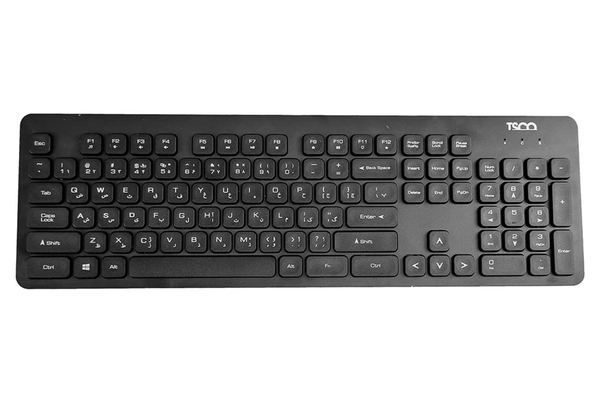 نمای روبرو کیبورد تسکو TK 7003W