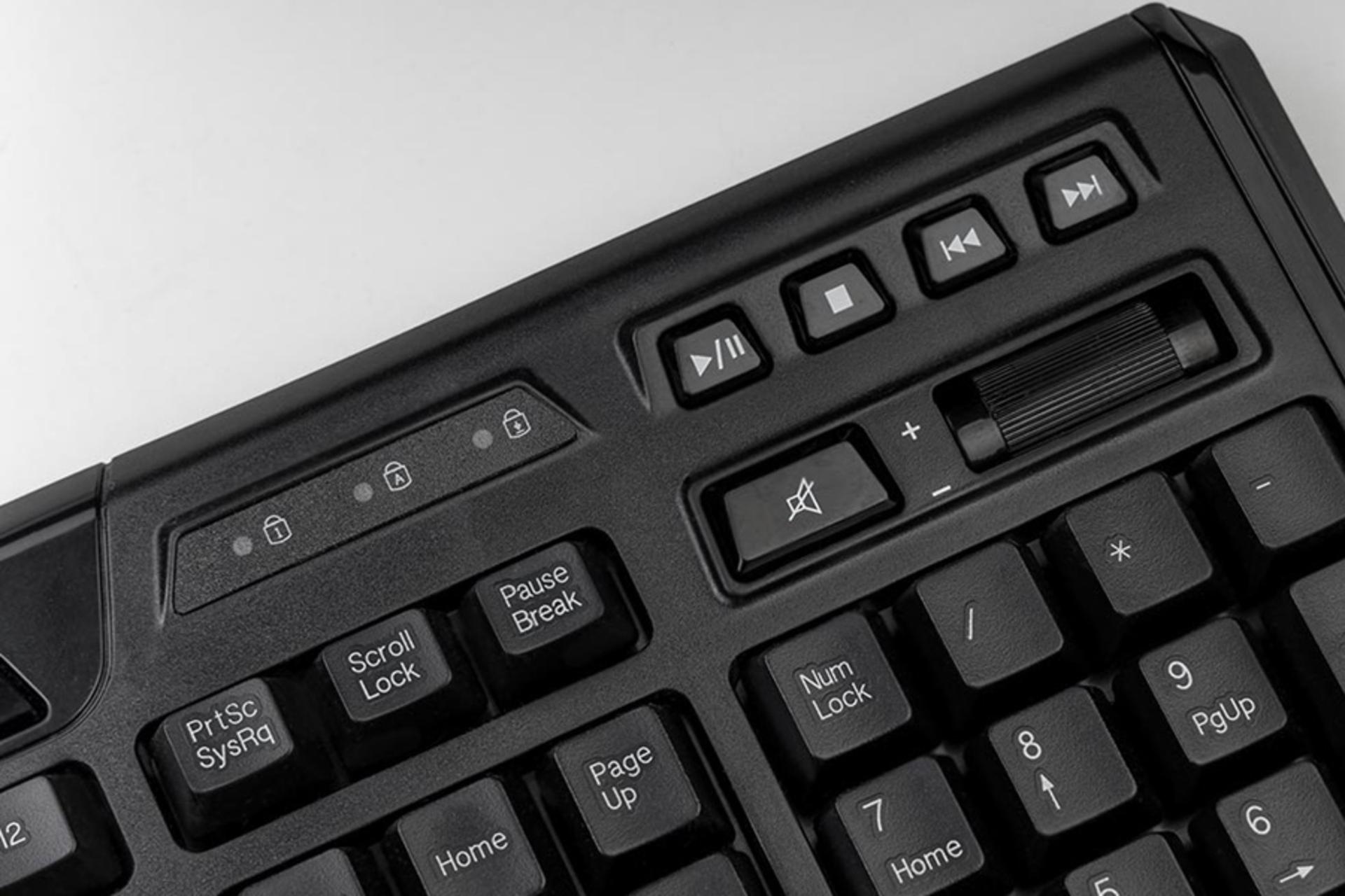 کلیدهای مدیا کیبورد کینگ استار KB86