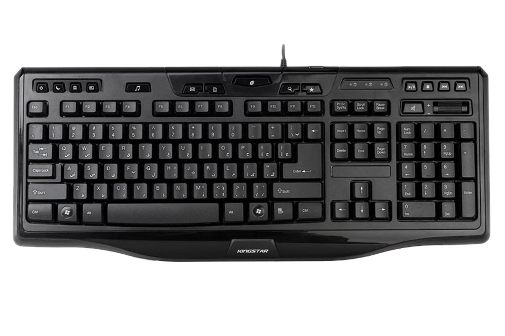 نمای روبرو کیبورد کینگ استار KB86