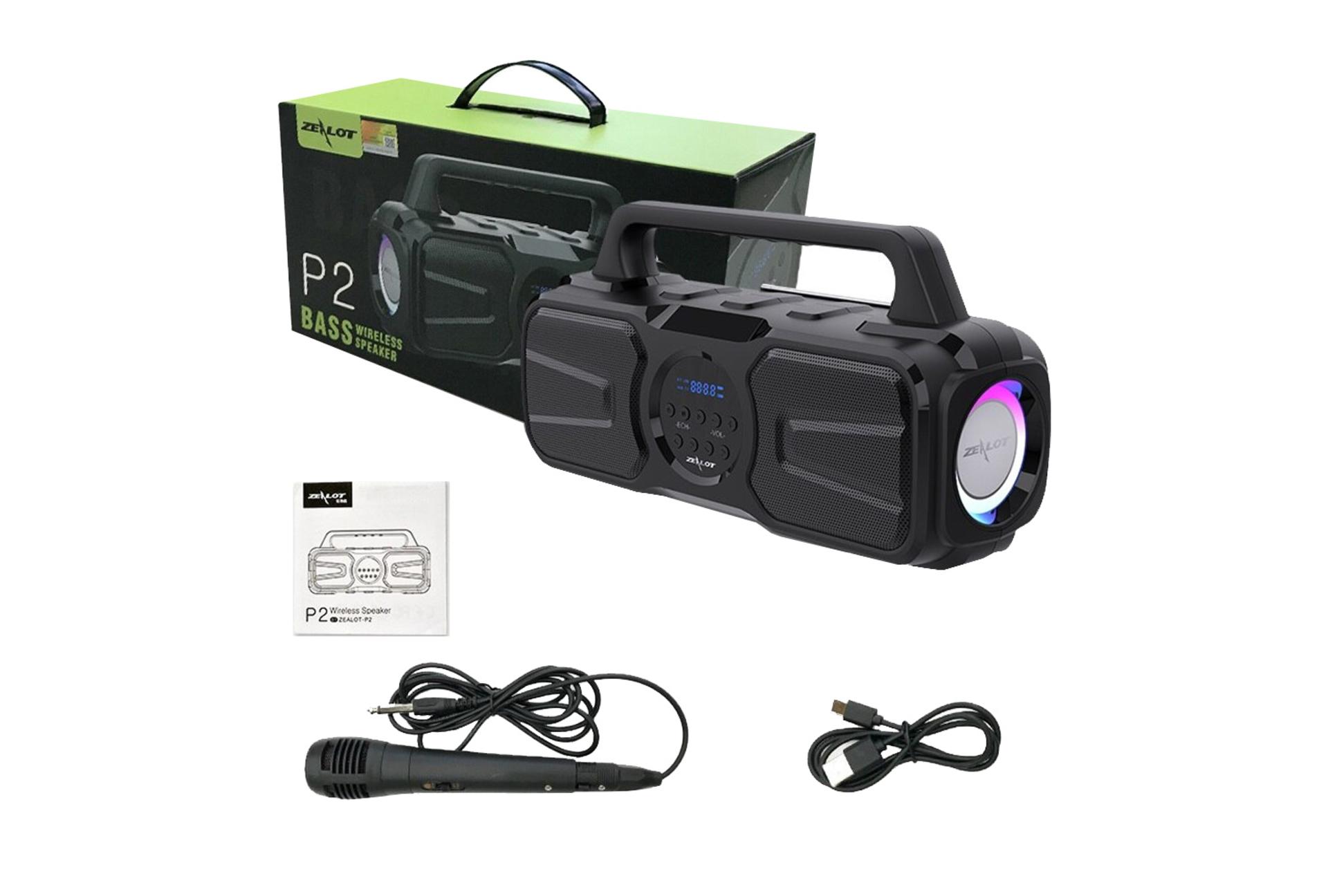 اقلام همراه اسپیکر زیلوت ZEALOT P2