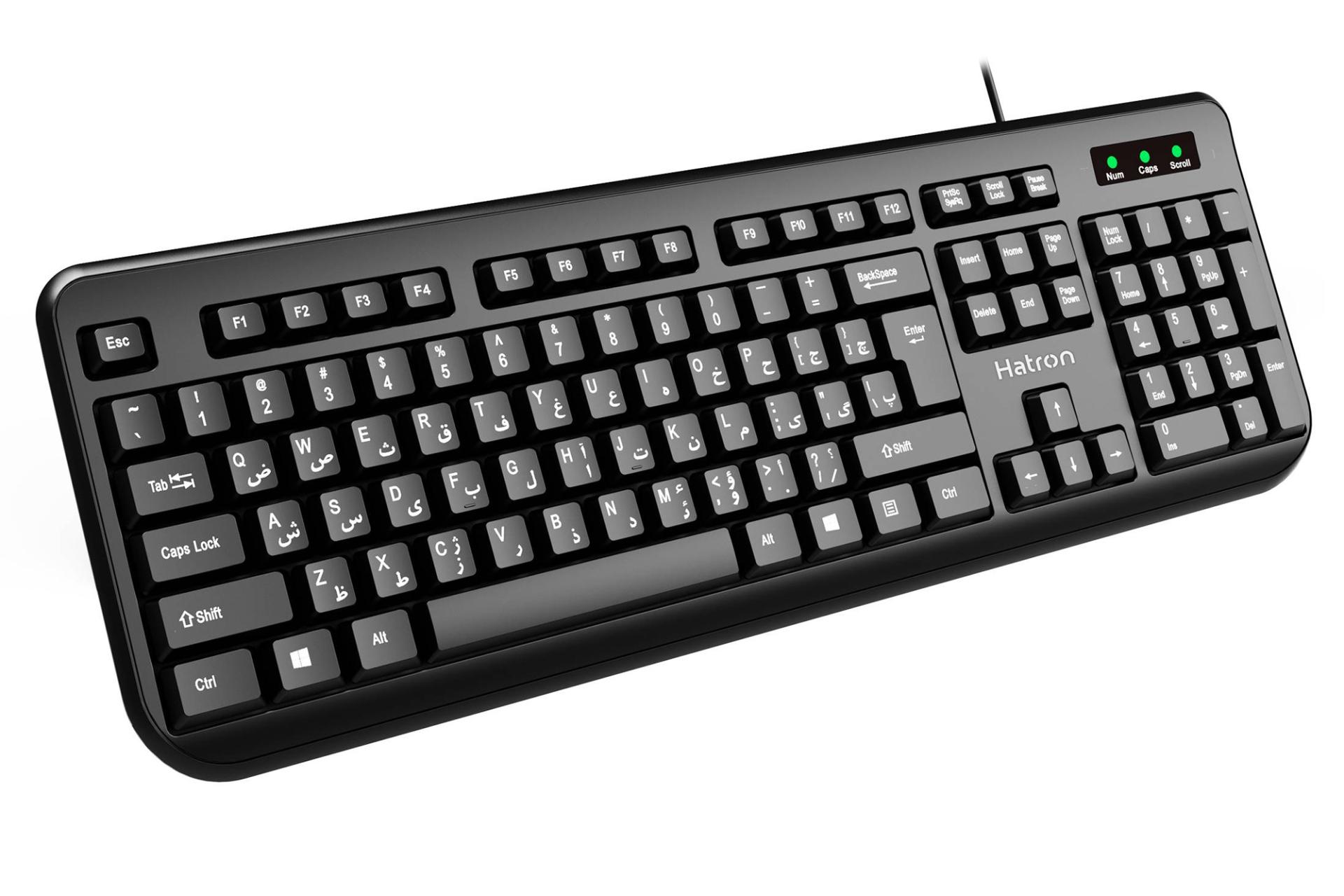 ابعاد کیبورد هترون Hatron HK255