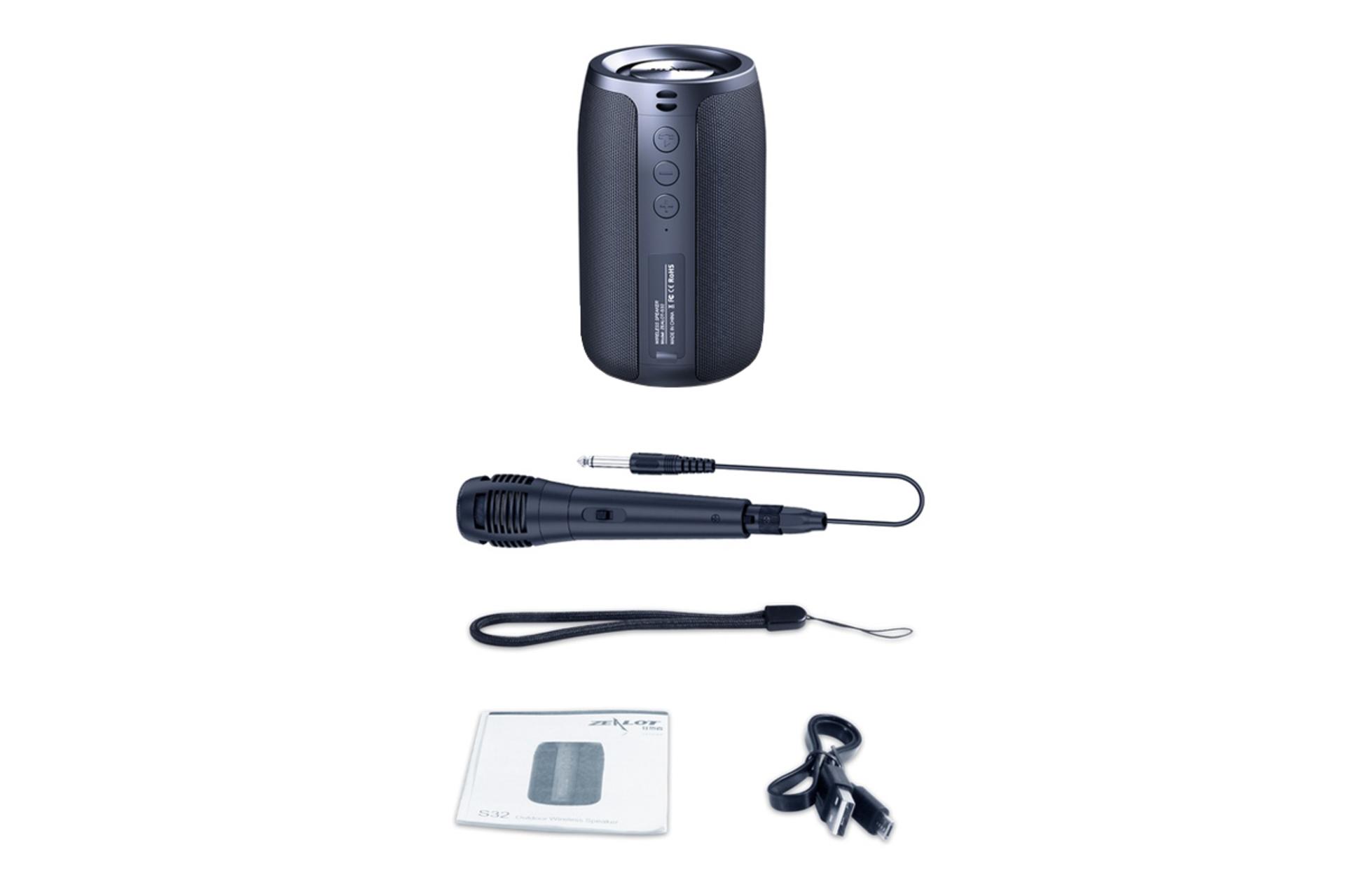 اقلام همراه اسپیکر زیلوت ZEALOT S32D