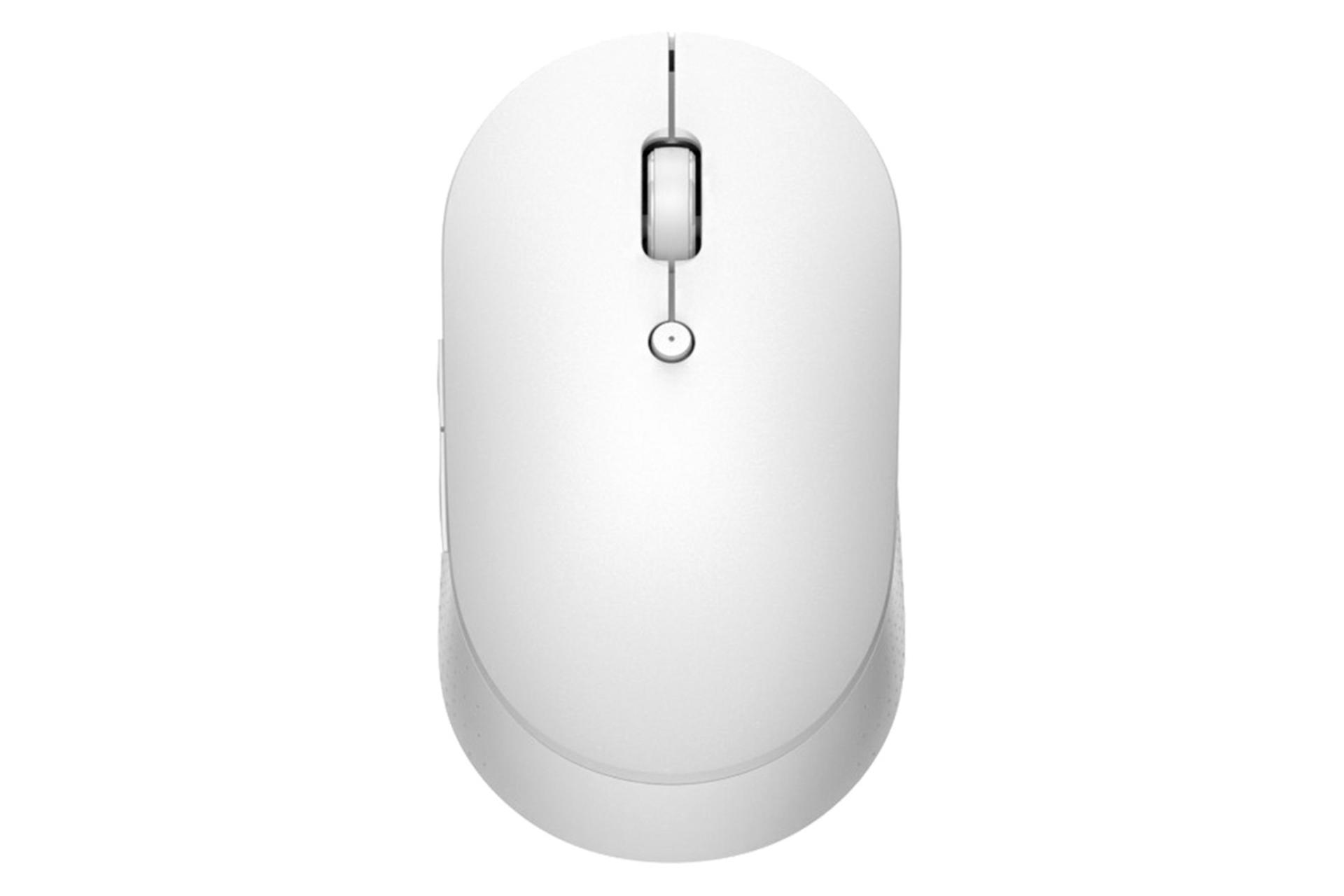 نمای روبرو ماوس شیائومی Mi Silent Edition WXSMSBMW02 سفید