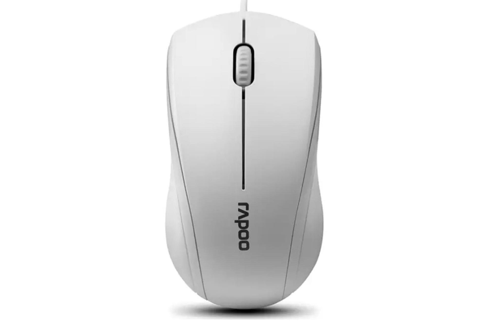 نمای روبرو ماوس رپو N1600 سفید