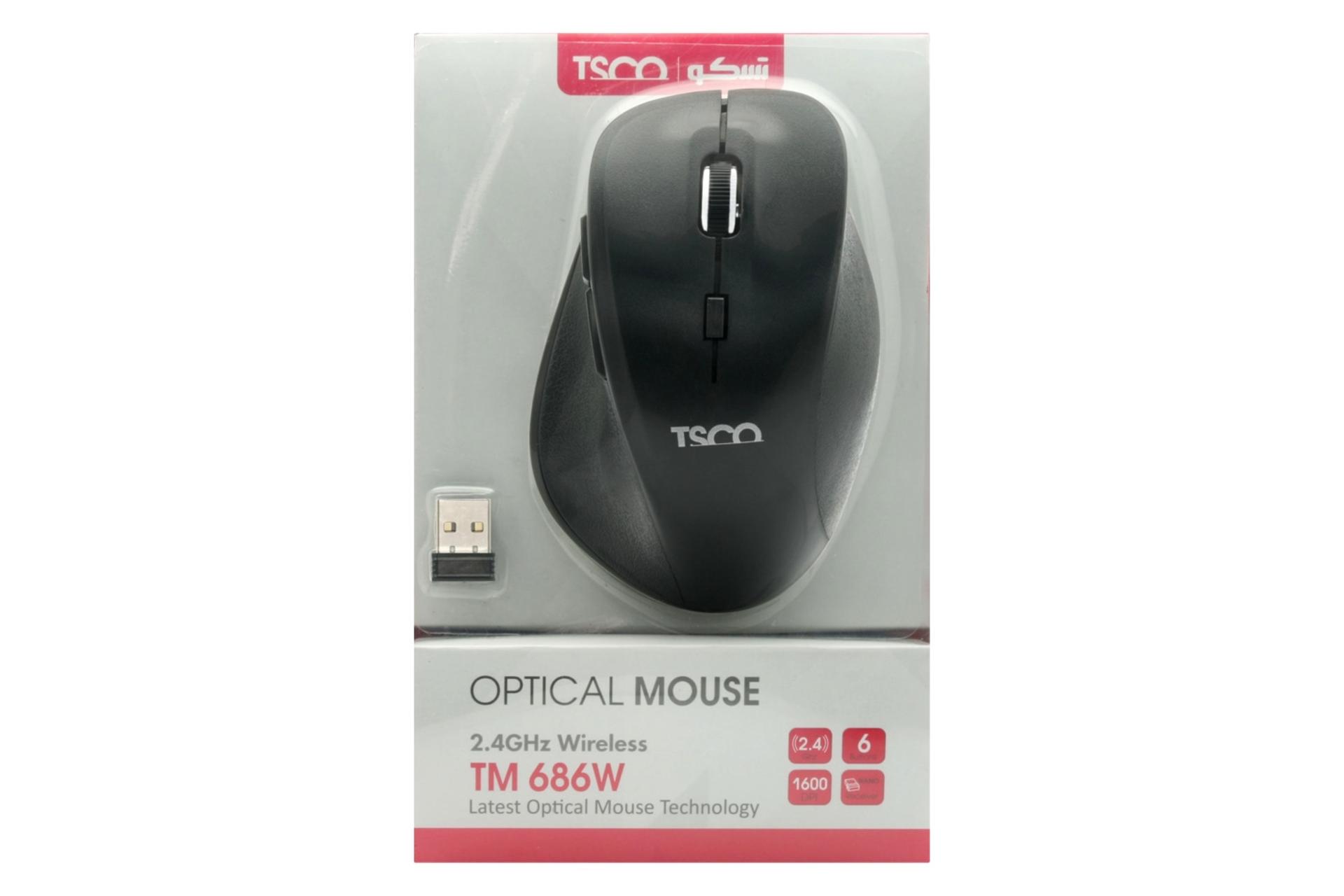 جعبه ماوس تسکو Tsco TM 686W