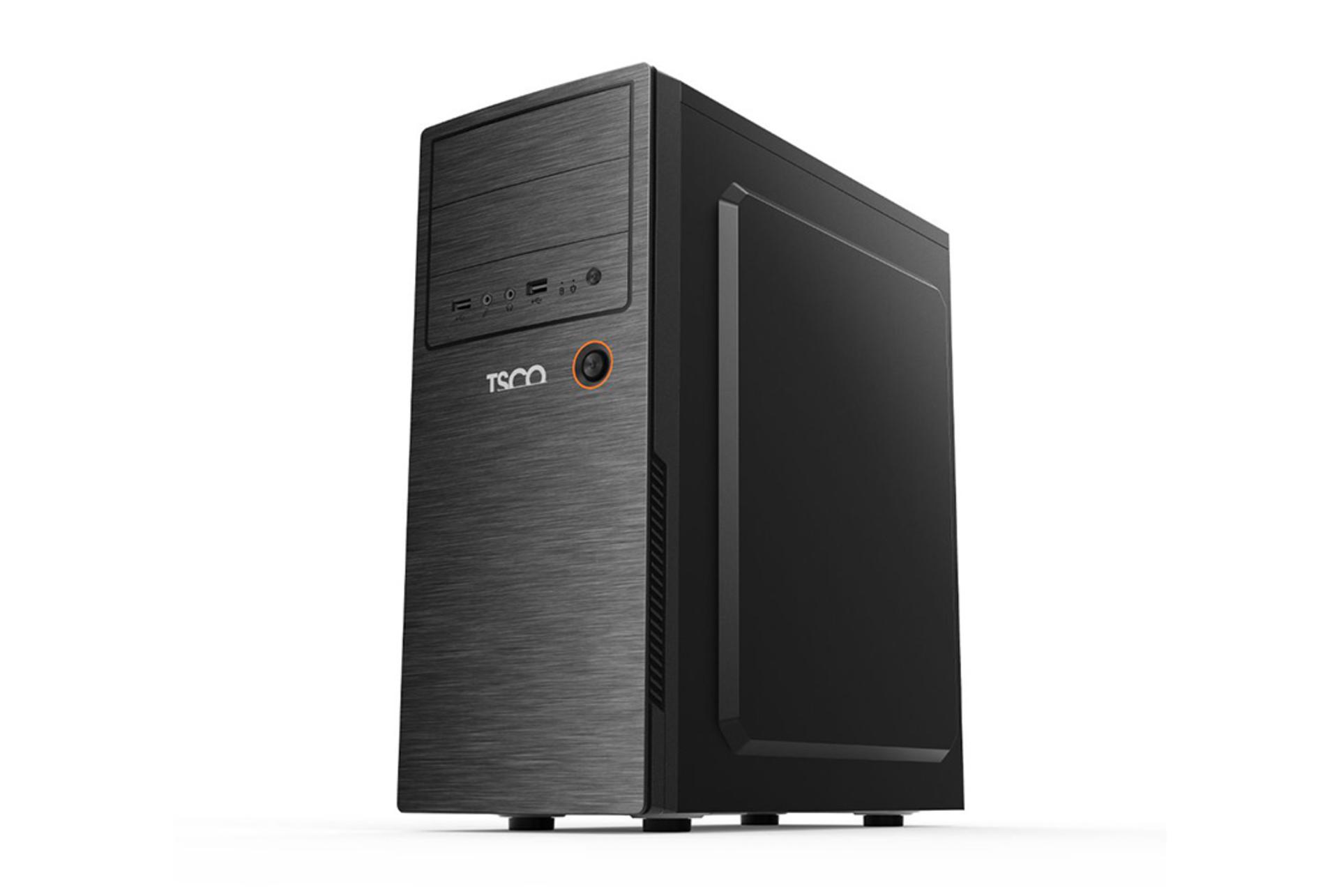 نمای نیم رخ جلو و سمت راست کیس کامپیوتر تسکو TC 4476