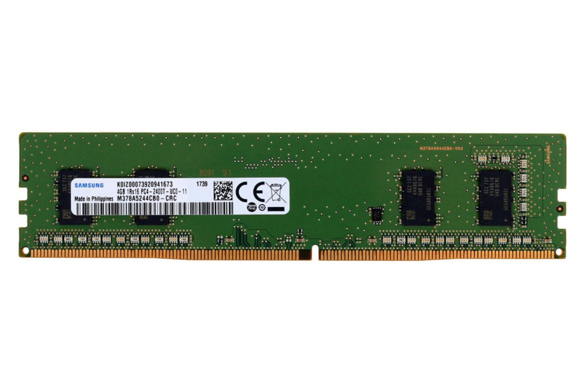 رم سامسونگ Samsung M378A5244CB0-CRC 4GB DDR4-2400 CL17